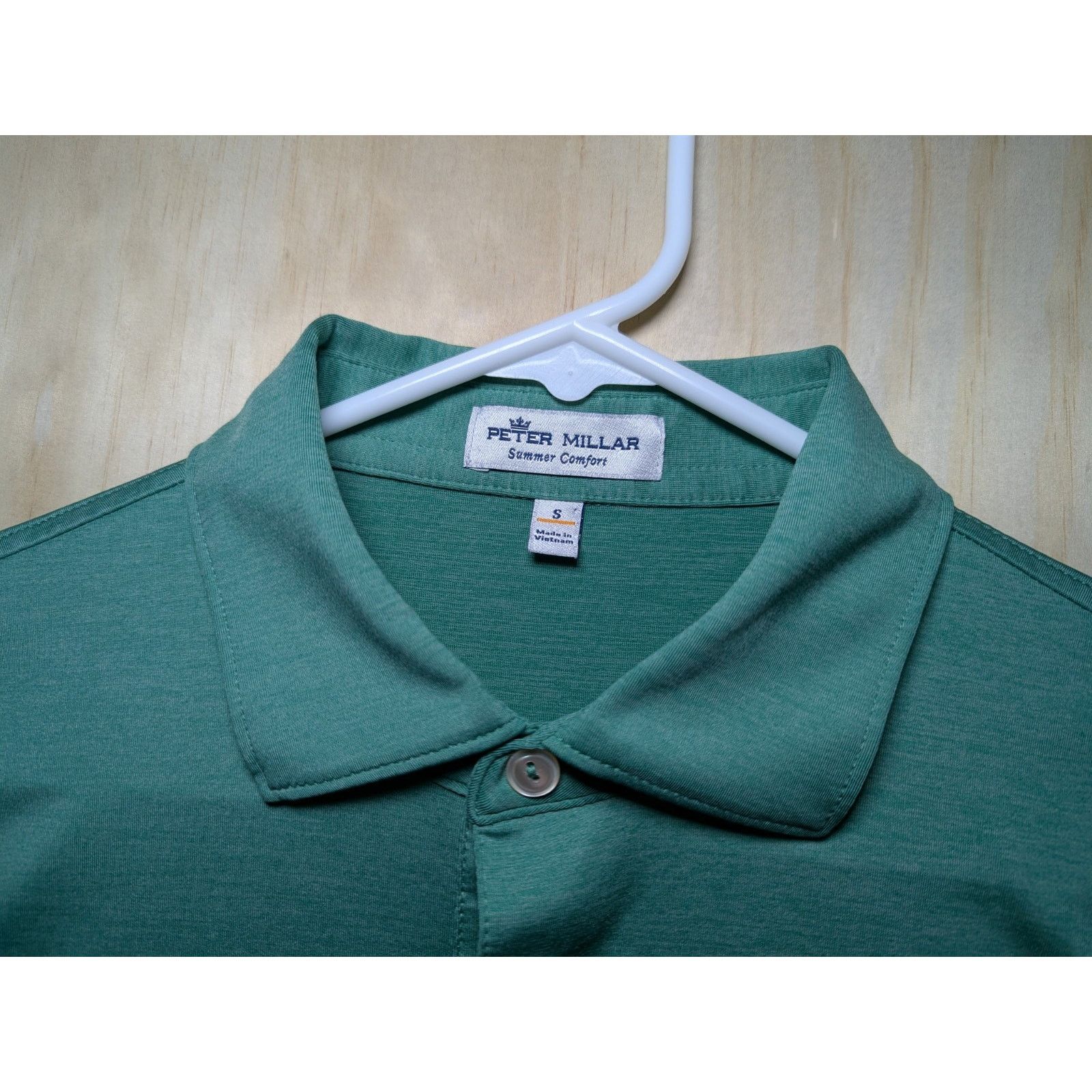 Peter Millar Peter Millar Men's Small Summer Comfort Polo Whisper Rock Size US S / EU 44-46 / 1 - 4 Thumbnail