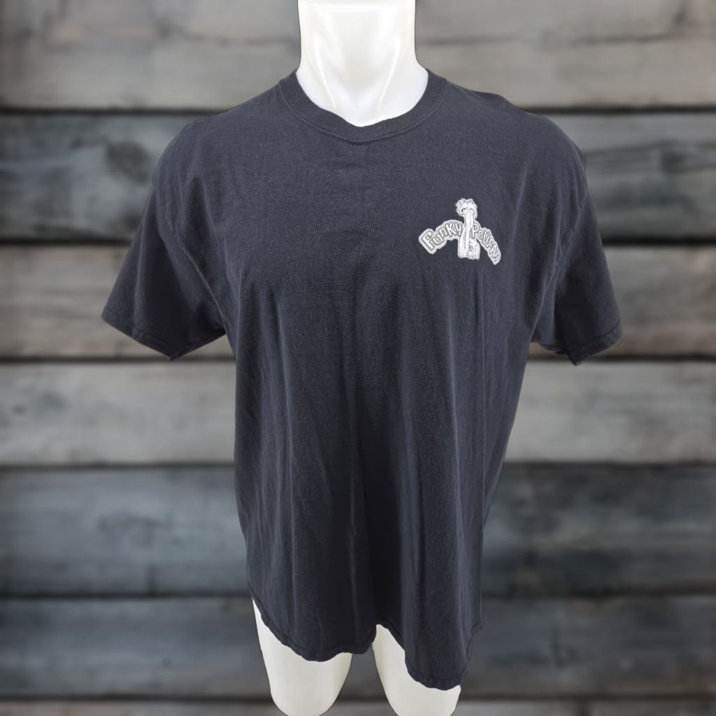 Vintage Funky Pelican T-Shirt Mens 2XL Florida Flagler Beach Casual Tee Black Size US XXL / EU 58 / 5 - 1 Thumbnail