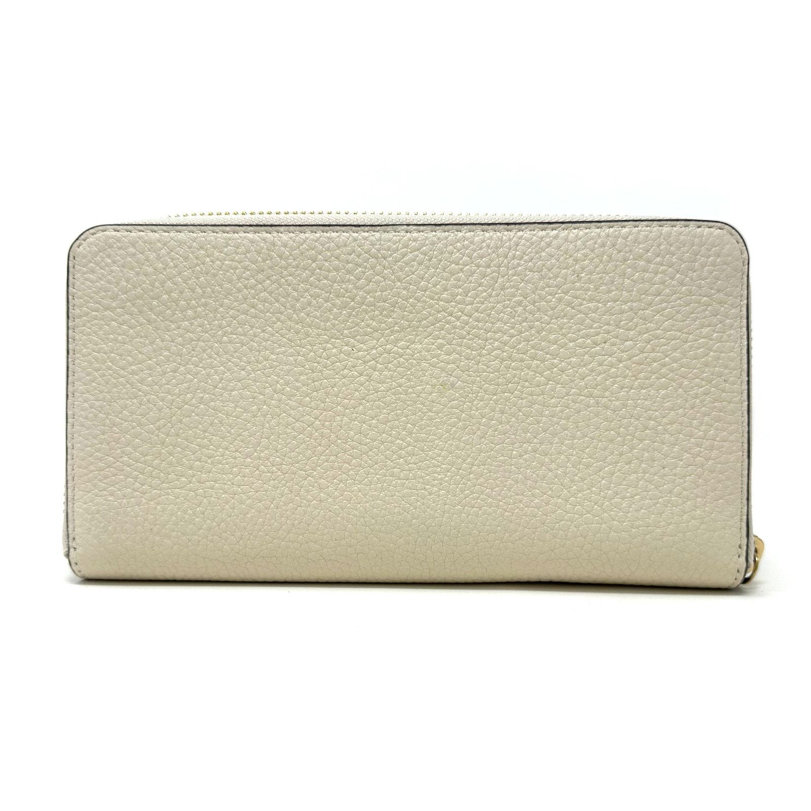 Coach Coach Long Zip Around Wallet Chalk White Leather C4451 New Size ONE SIZE - 3 Thumbnail