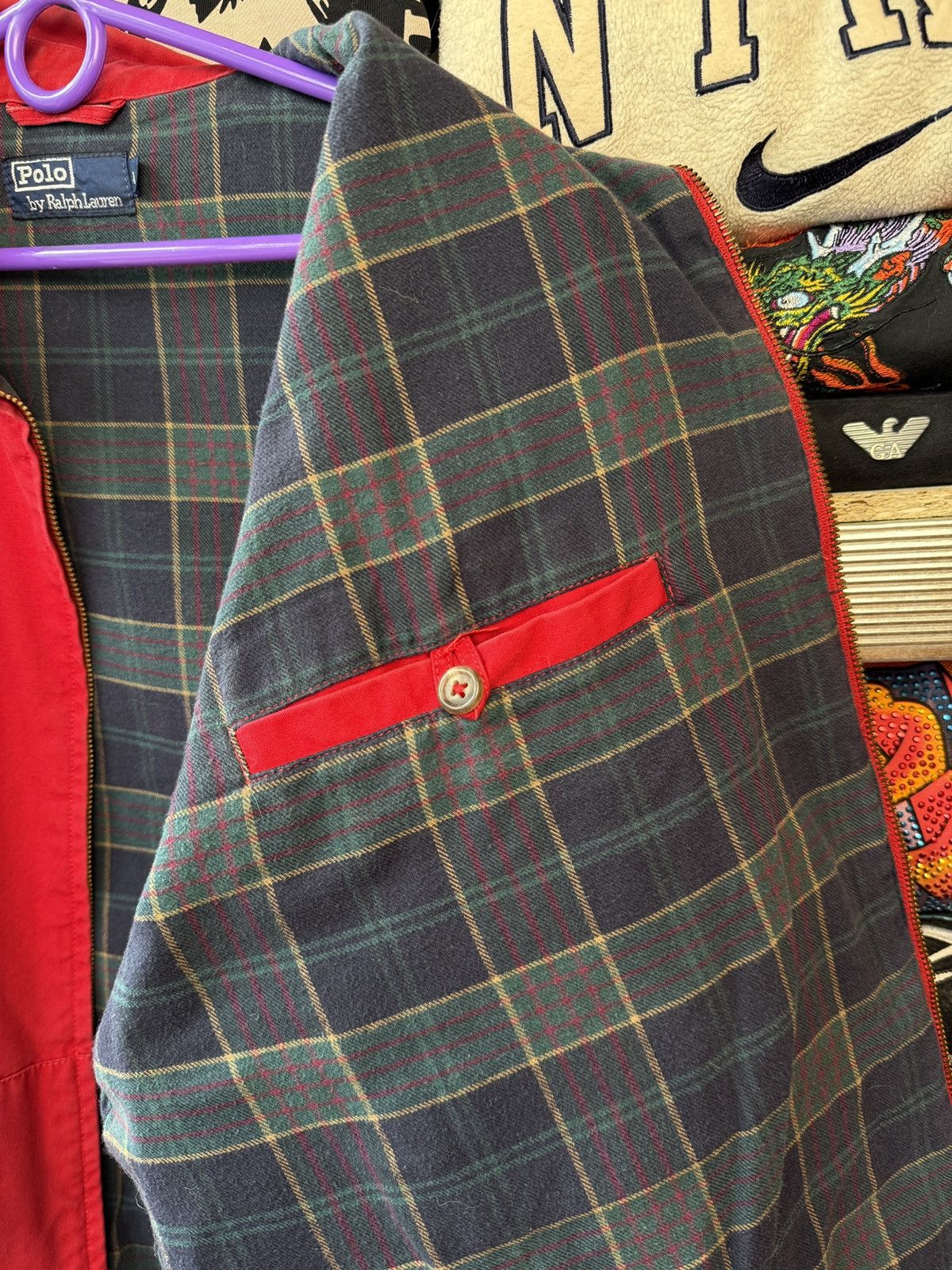Polo Ralph Lauren × Vintage Vintage Polo Ralph Lauren Red Jacket 90’s Large Size US L / EU 52-54 / 3 - 15 Thumbnail