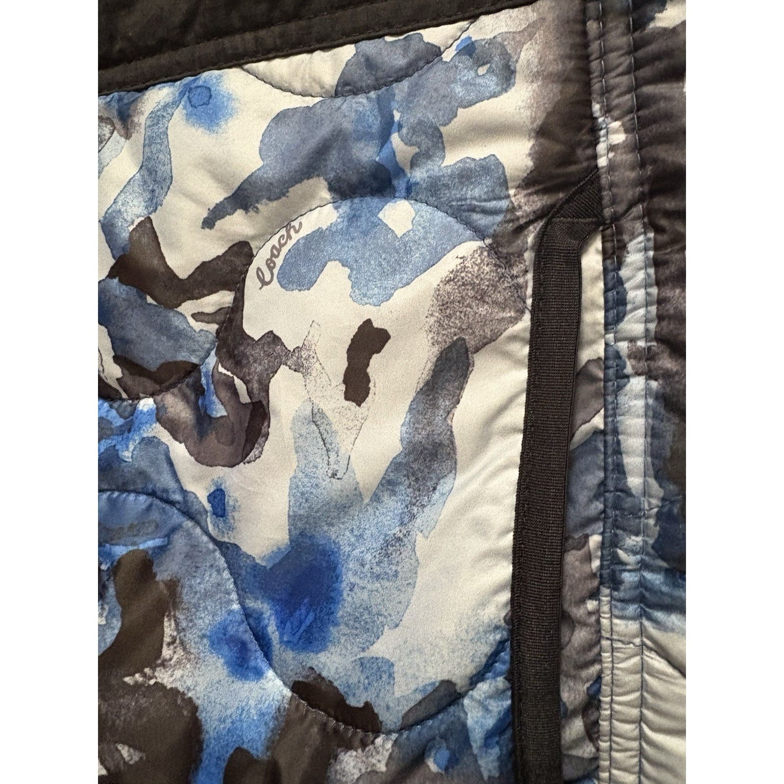 Coach Coach Quilted Men's Blue Camo Vest Size L Large Lightweight Size US L / EU 52-54 / 3 - 7 Thumbnail