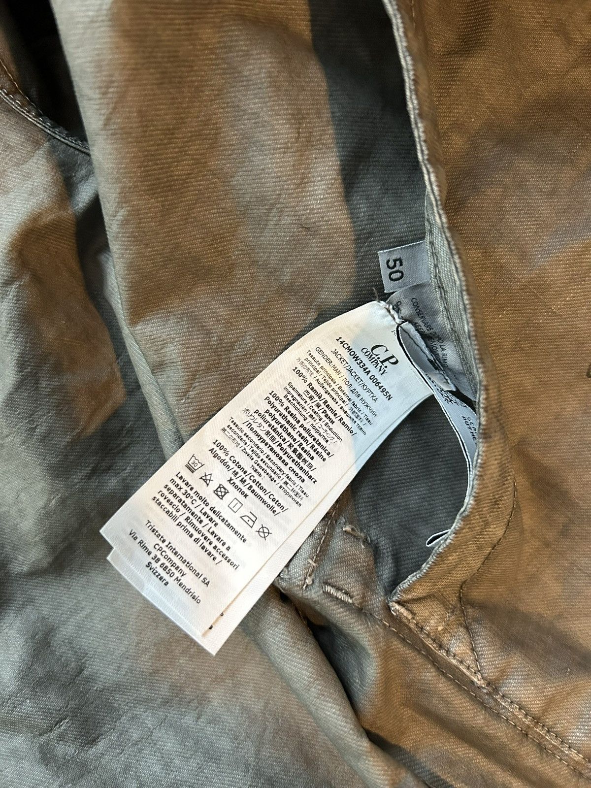C.P. Company C.P. Company Logo Hooded Jacket in Gray rain jacket Size US L / EU 52-54 / 3 - 10 Thumbnail