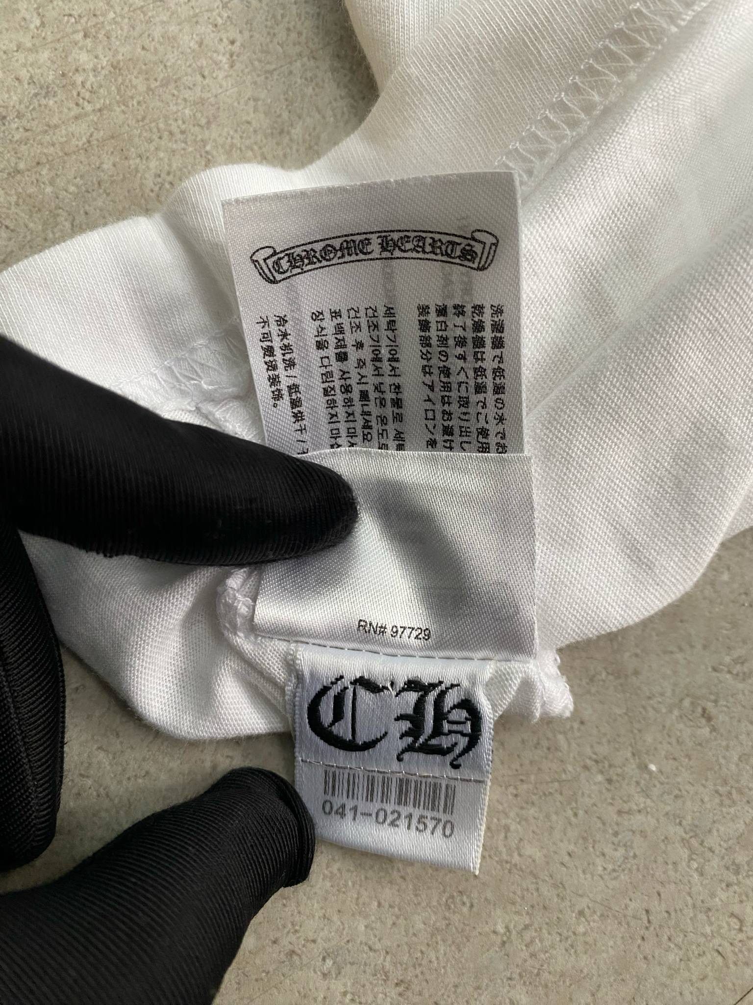 Chrome Hearts Chrome Hearts short sleeve T-shirt white Size US L / EU 52-54 / 3 - 4 Thumbnail