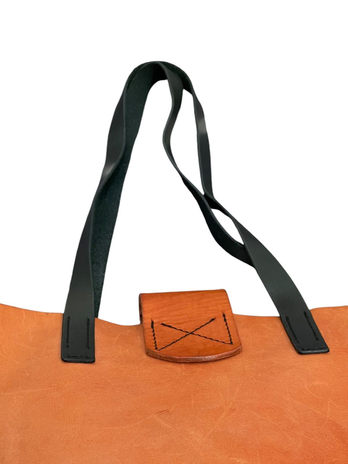 Leather Full Leather Unknown Handmade Japan Tote Shoulder Bag 4🟩 Size ONE SIZE - 17 Thumbnail