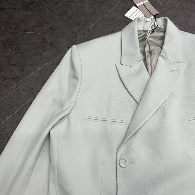 Dior Dior Mint Green Wool Blazer Jacket-2506 Size US M / EU 48-50 / 2 - 4 Thumbnail