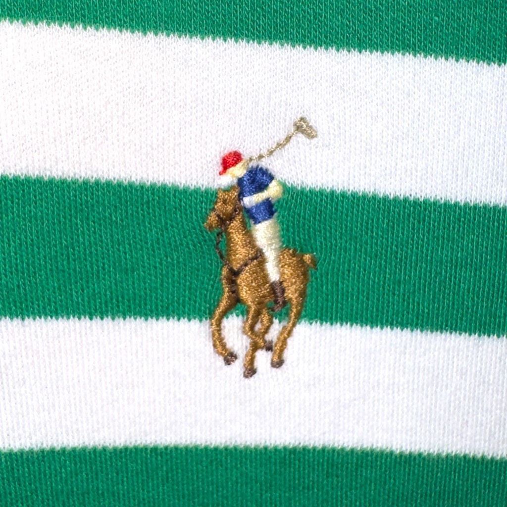 Polo Ralph Lauren Polo Ralph Lauren Green & White Flesh Pony Polo Shirt Size S Size US S / EU 44-46 / 1 - 4 Thumbnail