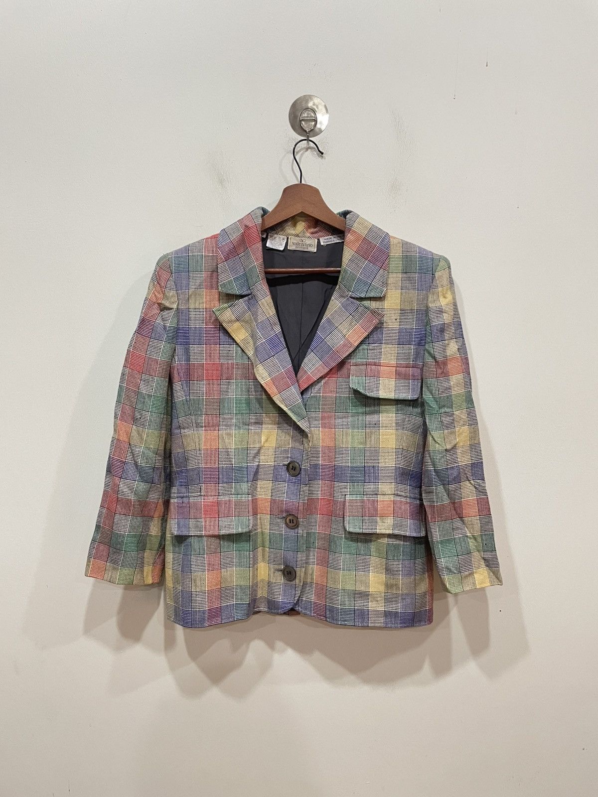 Valentino 1980s Valentino Blazer Pleated Back Size 40S - 1 Thumbnail