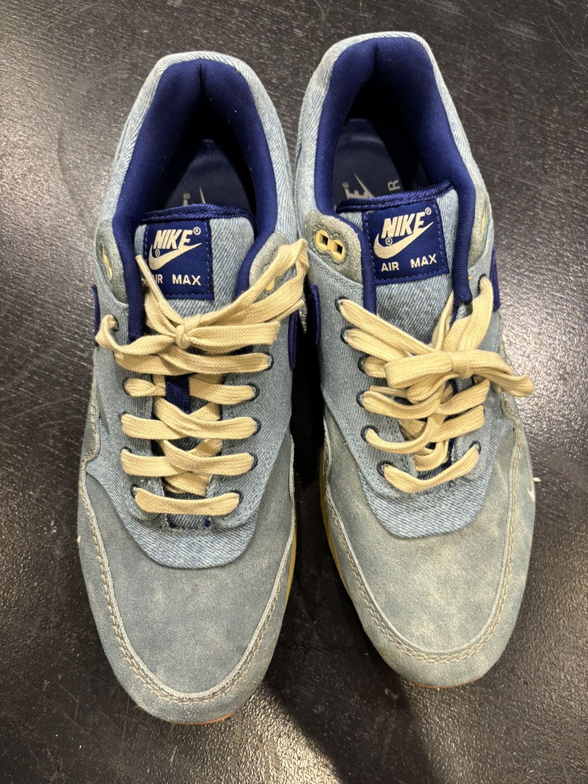 Nike Air Max 1 ‘Dirty Denim’ Size US 12 / EU 45 - 4 Thumbnail
