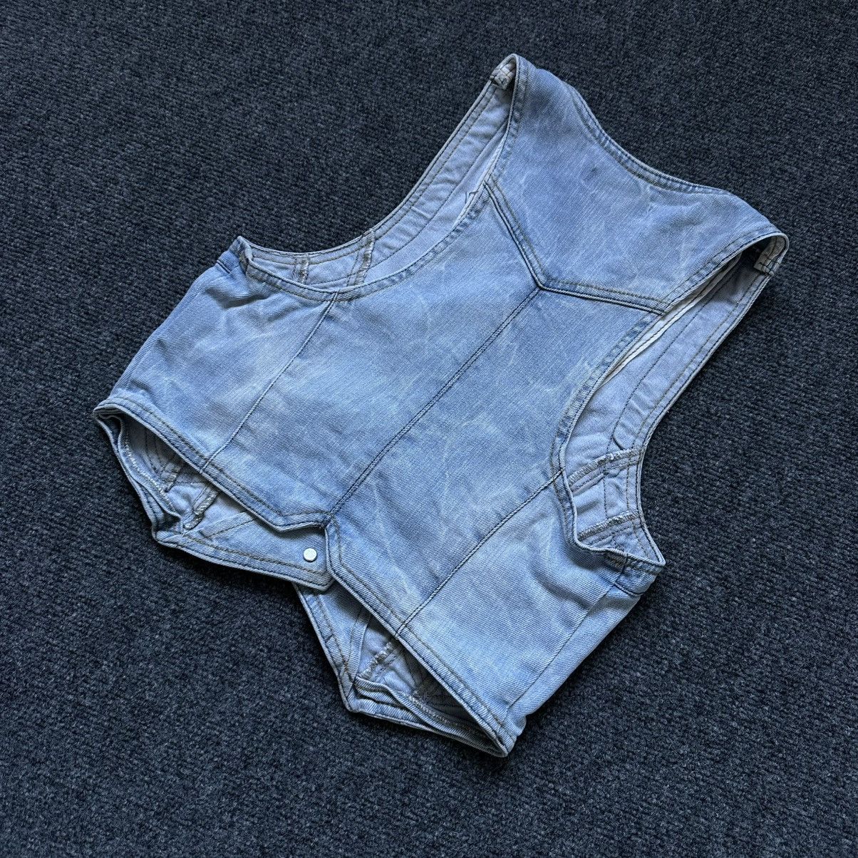 Hypebeast VTG Women’s Denim Vest By Pimkie Size M Y2K 00s USA Hype Size M / US 6-8 / IT 42-44 - 6 Thumbnail
