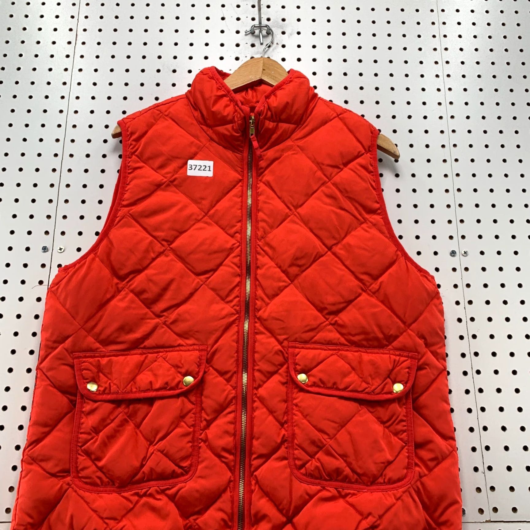 Vintage Woolrich Quilted Down Puffer Vest jacket Womens XL Orange Sleeveless Size XL / US 12-14 / IT 48-50 - 5 Thumbnail