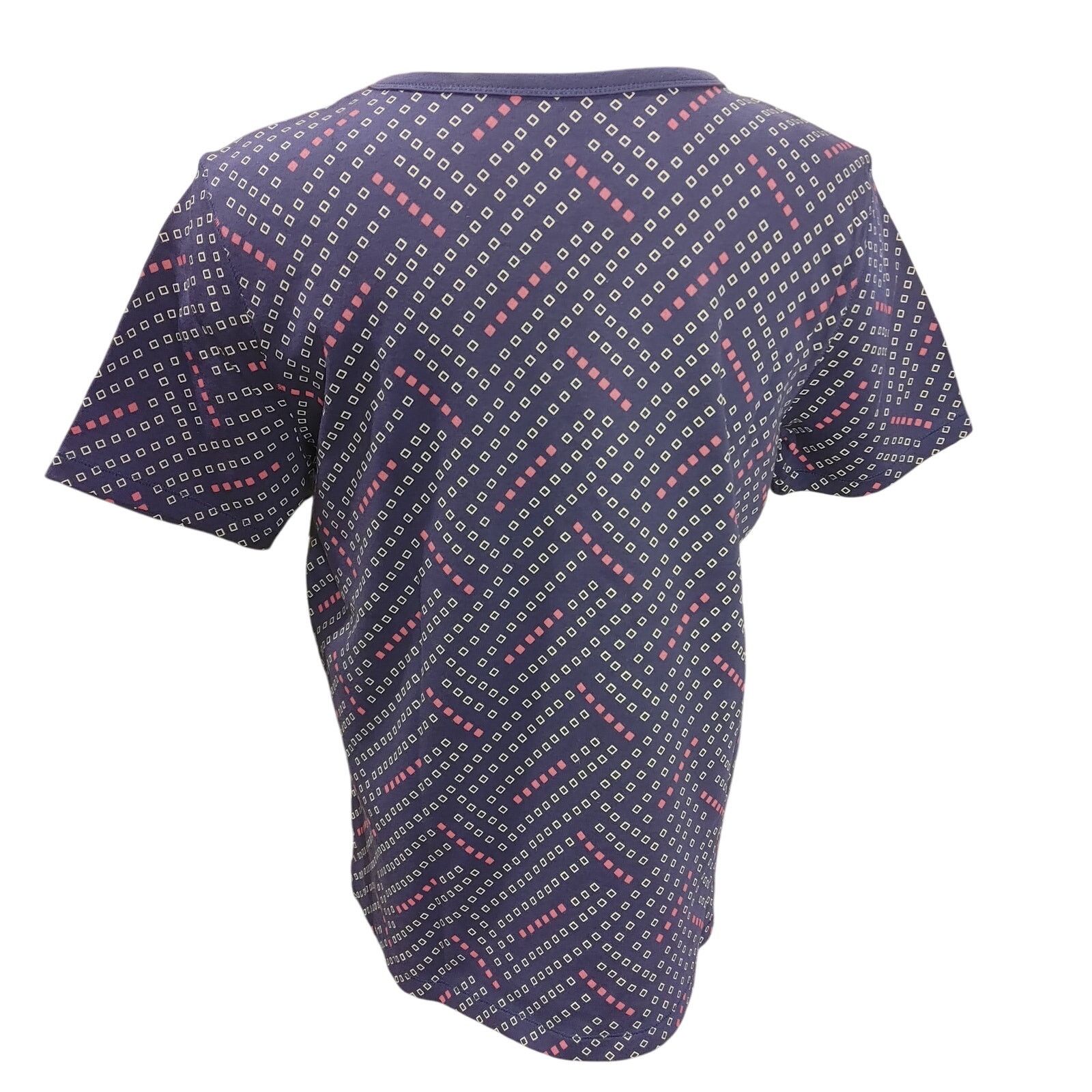 Other Karen Scott Sport Petite Womens L Purple Pink Geometric Tee Size L / US 10 / IT 46 - 2 Thumbnail