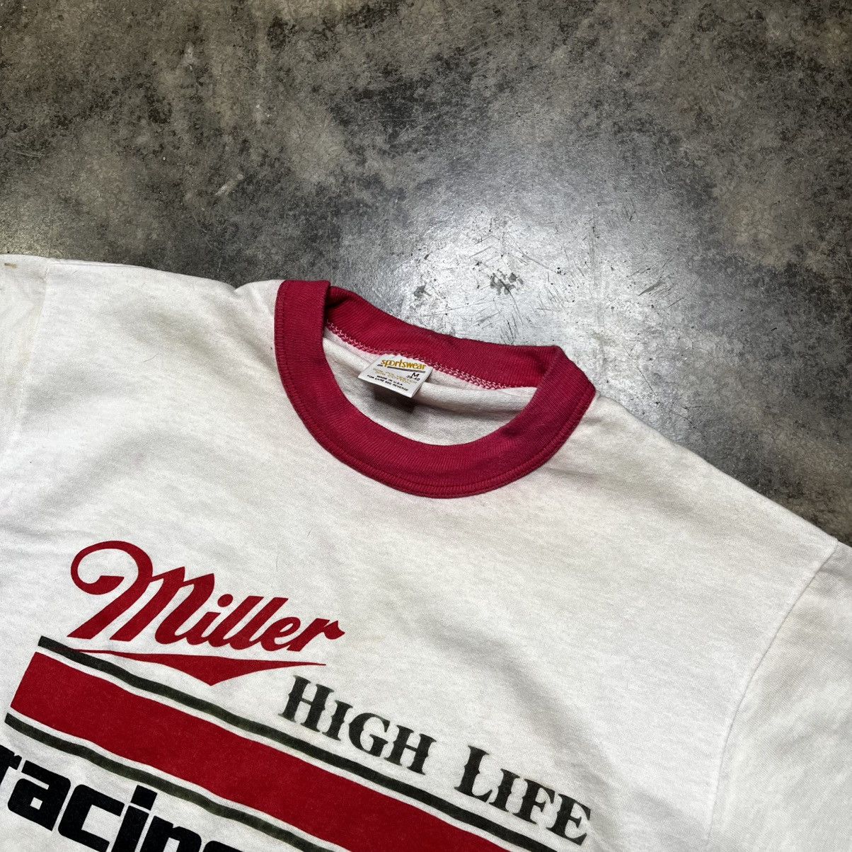 Vintage vintage 80s miller high life racing team ringer tshirt Size US M / EU 48-50 / 2 - 5 Thumbnail