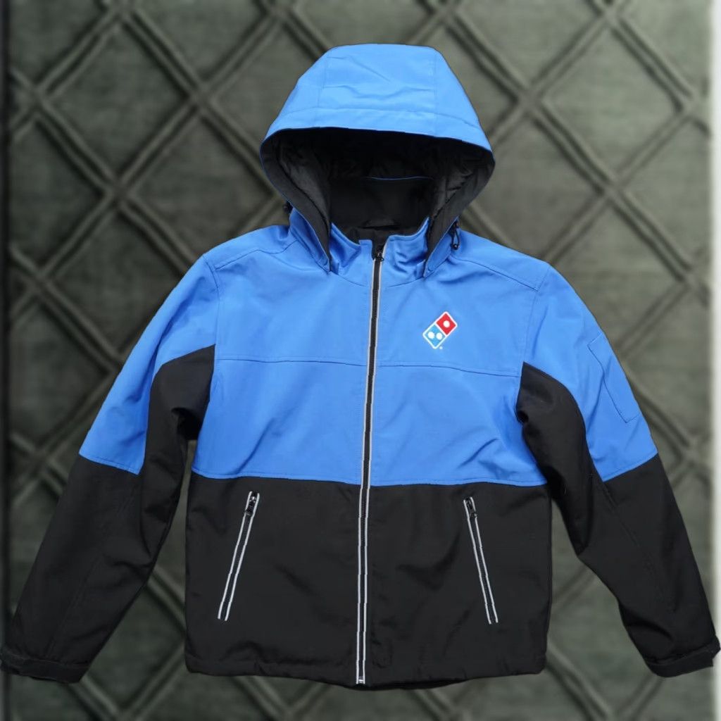 Vintage Domino Winter Jacket Mens M Blue Waterproof Full Zip Insulated Windbreaker Delivery Driver Logo Vintage: No (adjusted within rules?) Size US M / EU 48-50 / 2 - 1 Thumbnail