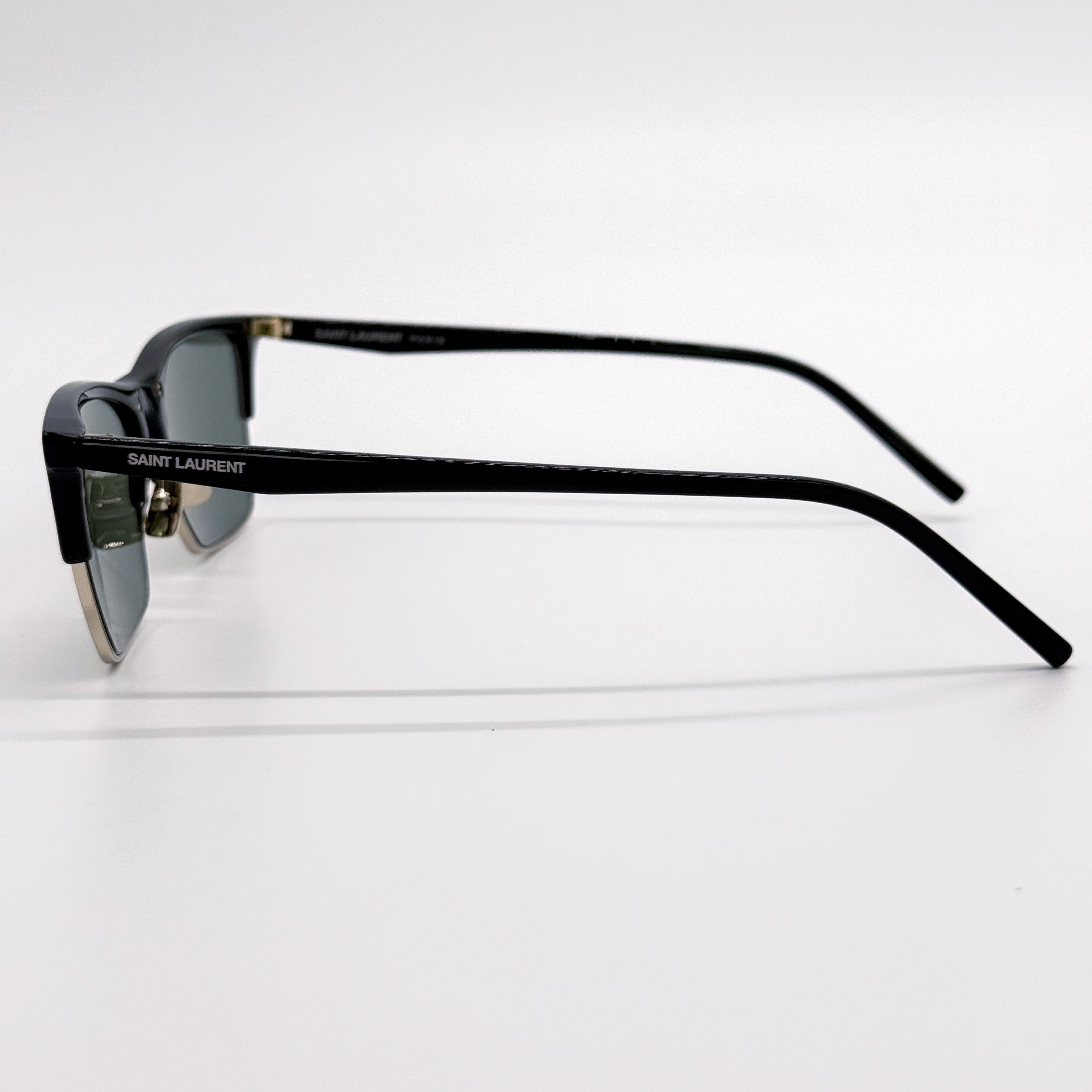 Yves Saint Laurent NEW SAINT LAURENT SL767 001 BLACK GREEN SUNGLASSES SL 767 Size ONE SIZE - 7 Thumbnail