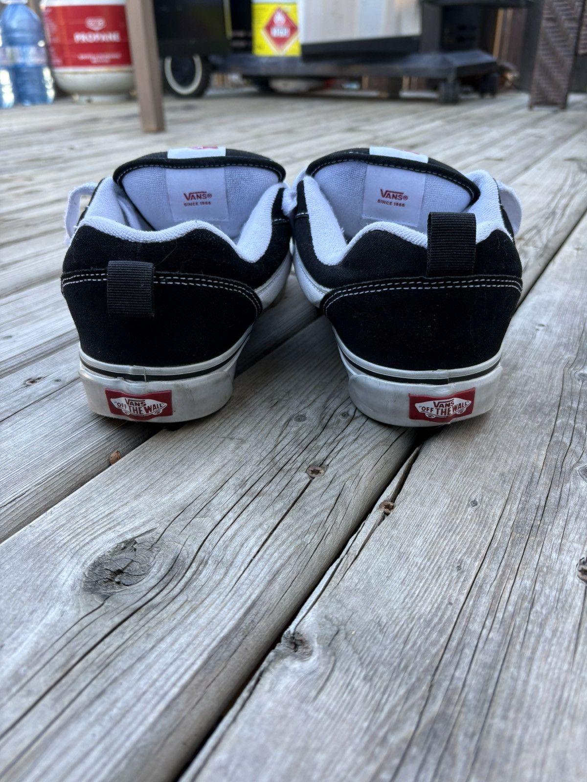 Vans Vans Knu Skool [Black/White] Size US 9 / EU 42 - 4 Thumbnail