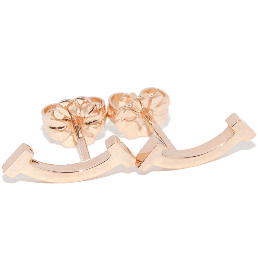Tiffany & Co. Tiffany & Co. Tiffany & Co. T Smile Au750 Earrings Precious Metal Earrings DUTY FREE for USA Size ONE SIZE - 1 Thumbnail