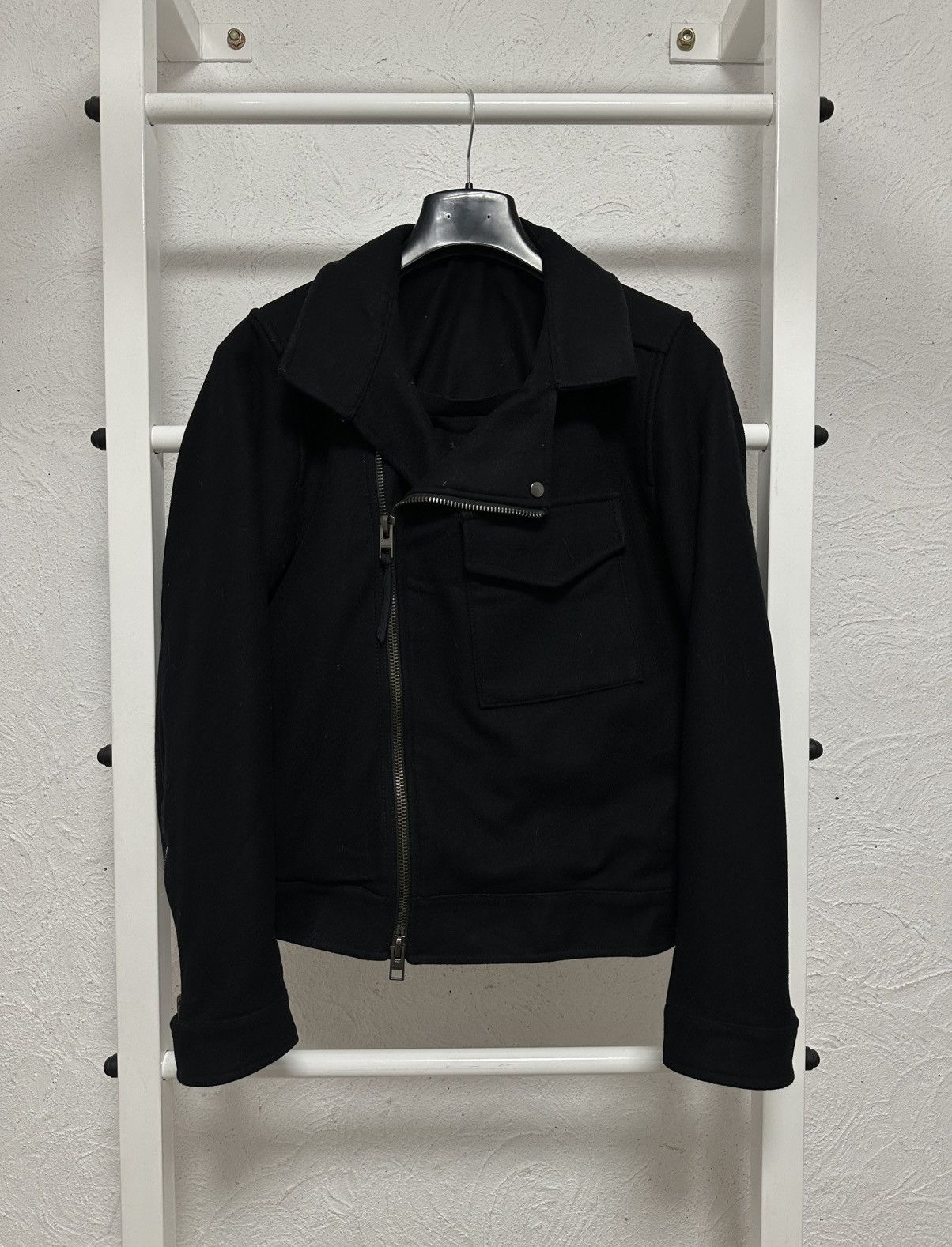 Allsaints Wool Jacket Allsaints Coat Black Size S biker Size US S / EU 44-46 / 1 - 1 Thumbnail