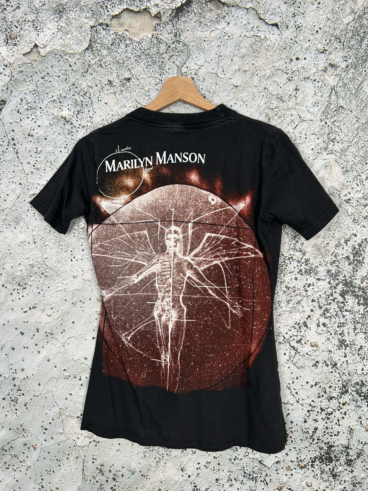Band Tees Vintage Marilyn Manson Rock Band Tee Metal Horror Avantgarde Size US S / EU 44-46 / 1 - 2 Thumbnail