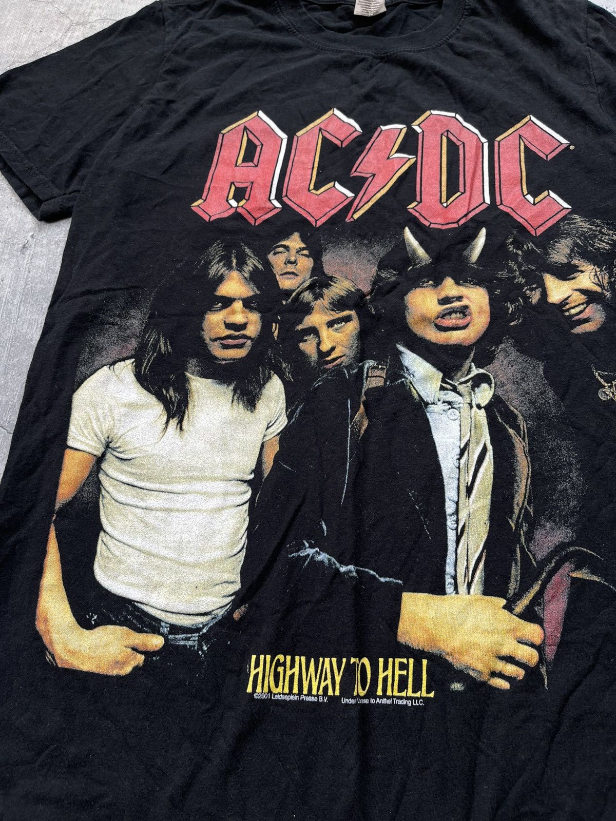AC/DC × Band Tees × Vintage Vintage AC/DC 2001 Y2K Highway To Hell Graphic Tee T-shirt Size US S / EU 44-46 / 1 - 2 Thumbnail
