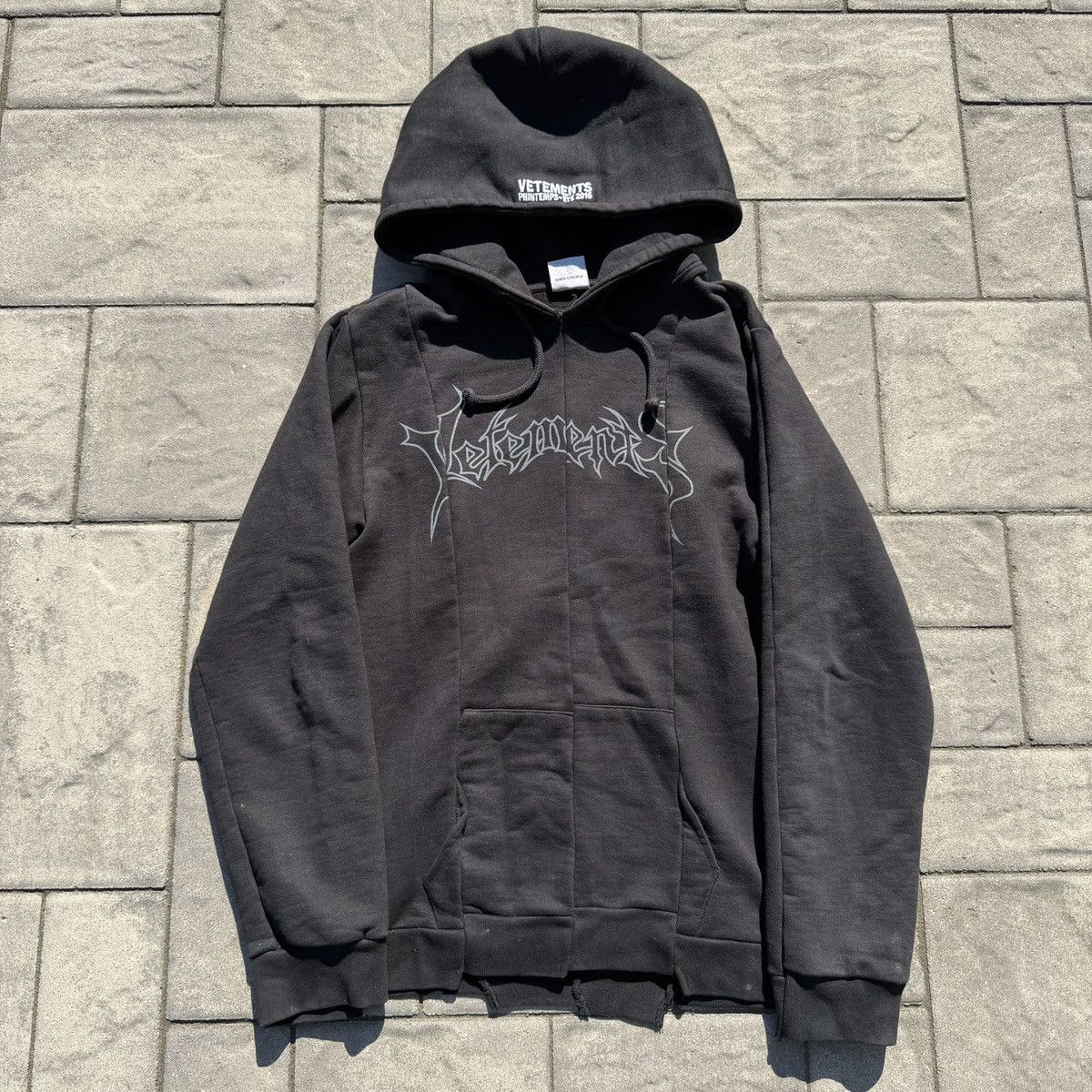 Vetements AW16 Vetements Reconstructed Metal Hoodie Size US L / EU 52-54 / 3 - 1 Thumbnail