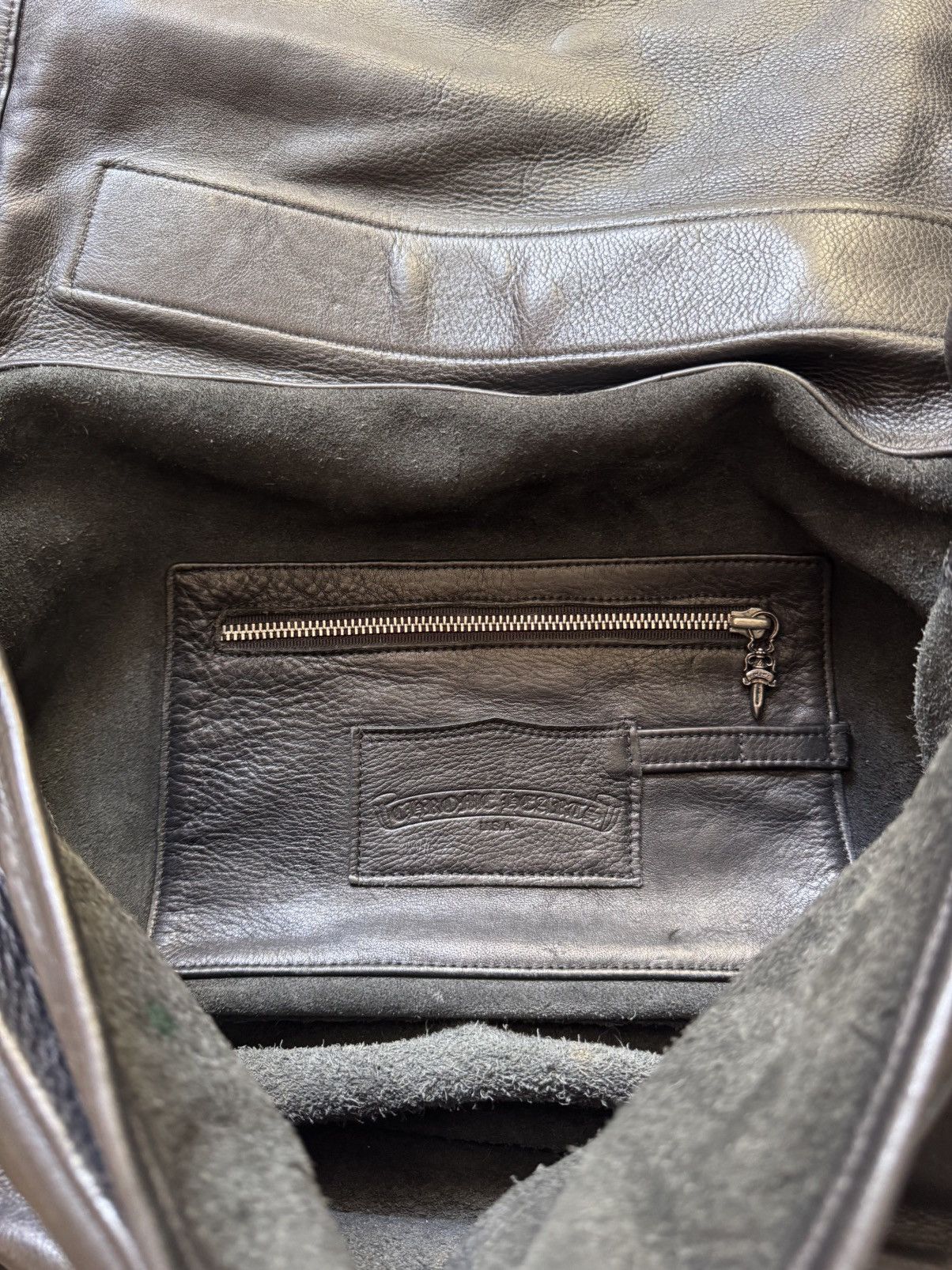Chrome Hearts chrome hearts leather messenger bag Size ONE SIZE - 6 Thumbnail