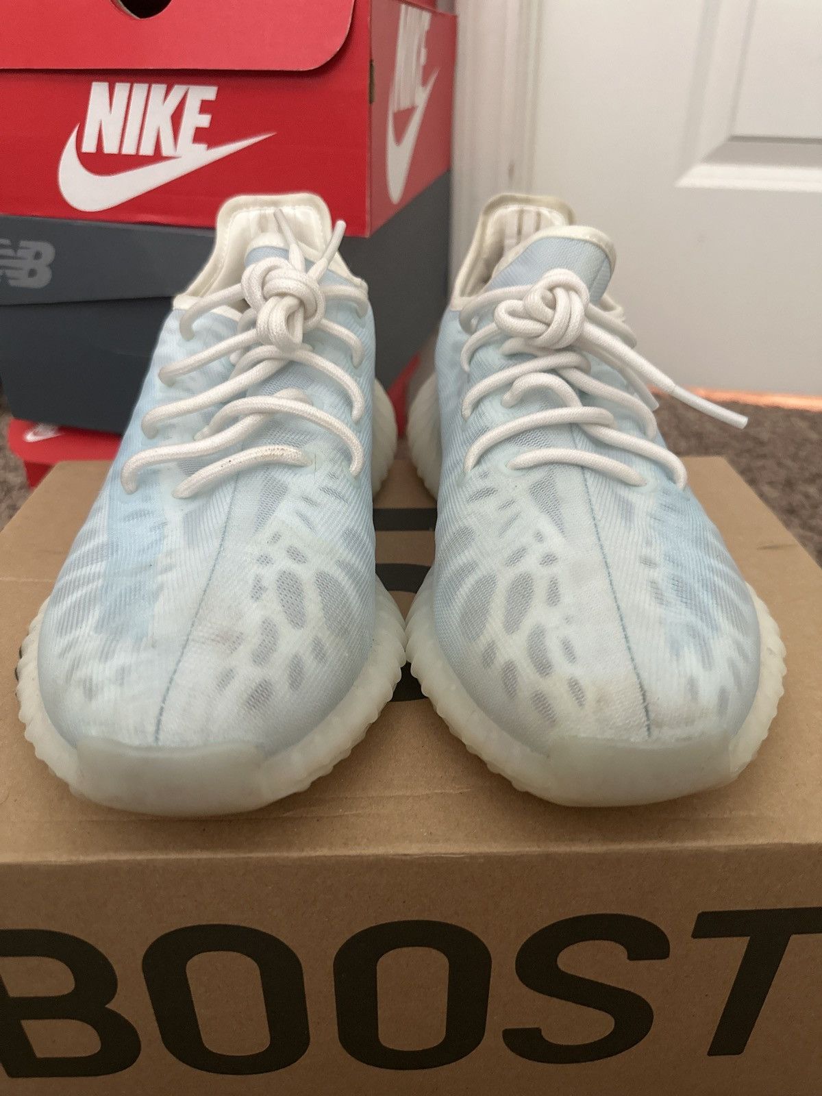 Adidas Yeezy 350 Boost Mono Ice Size US 9 / EU 42 - 4 Thumbnail