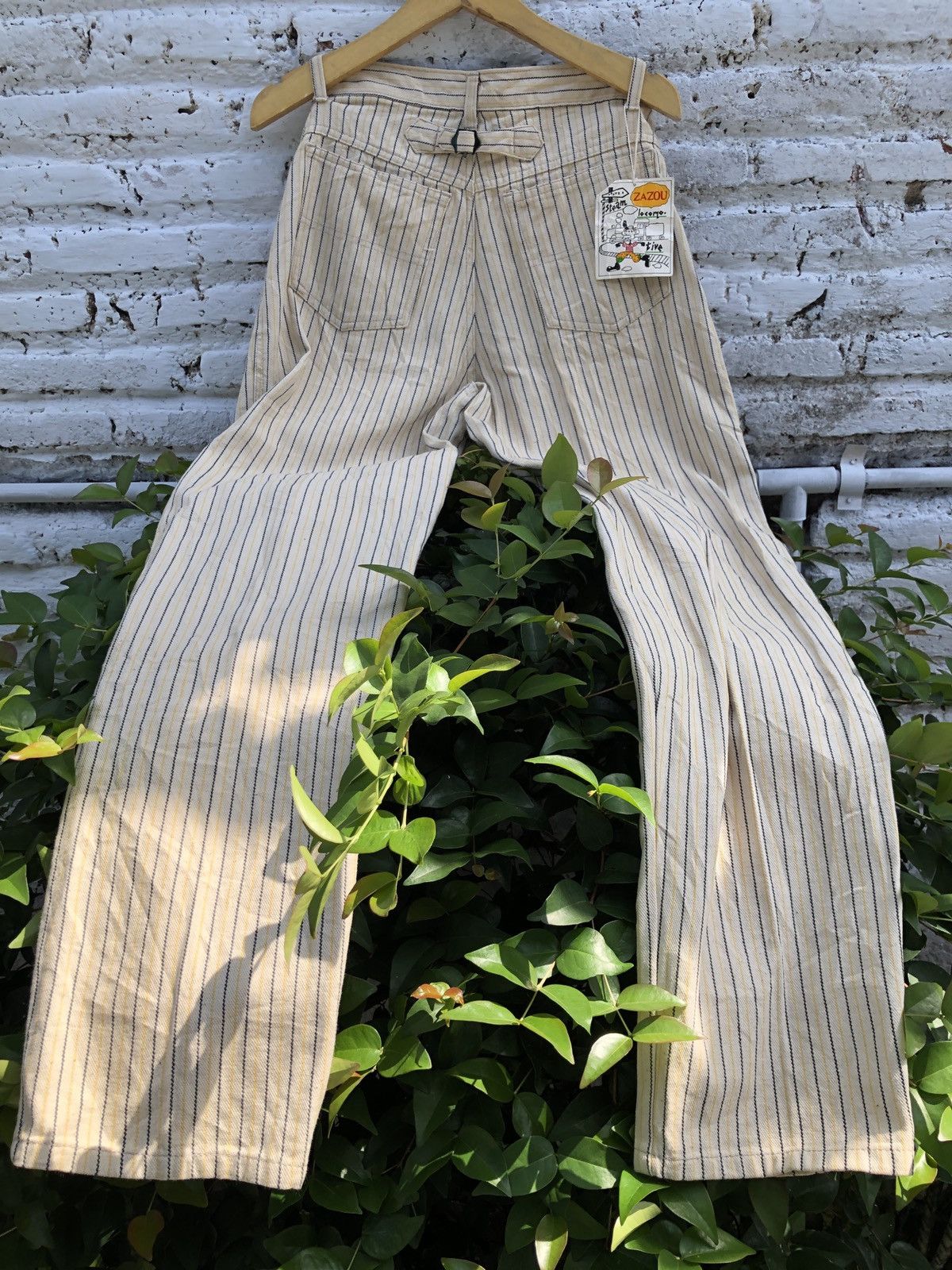 Japanese Brand × Johnbull ZAZOU JOHNBULL HIKORI STRIPE PANTS Size US 29 - 2 Thumbnail