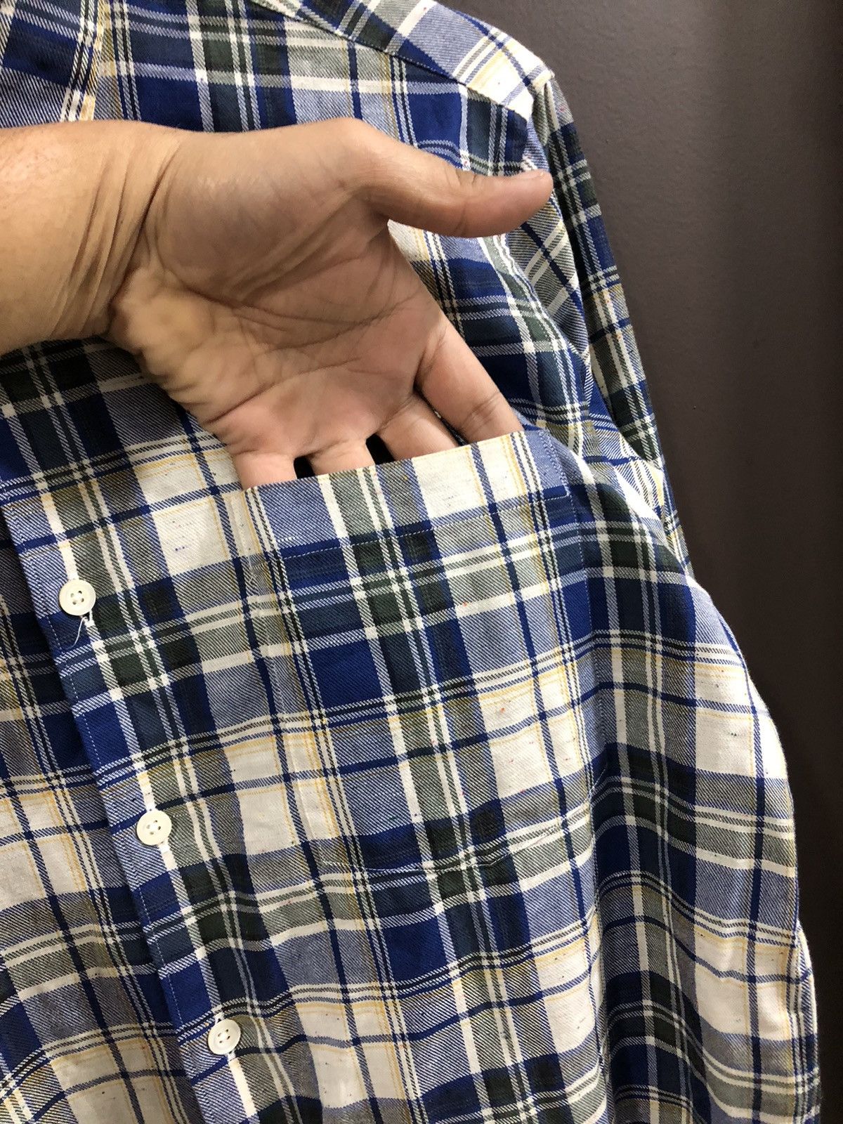 Margaret Howell Margarett Howell Checkered Flannel Button Up L/S Shirt Size US M / EU 48-50 / 2 - 7 Thumbnail