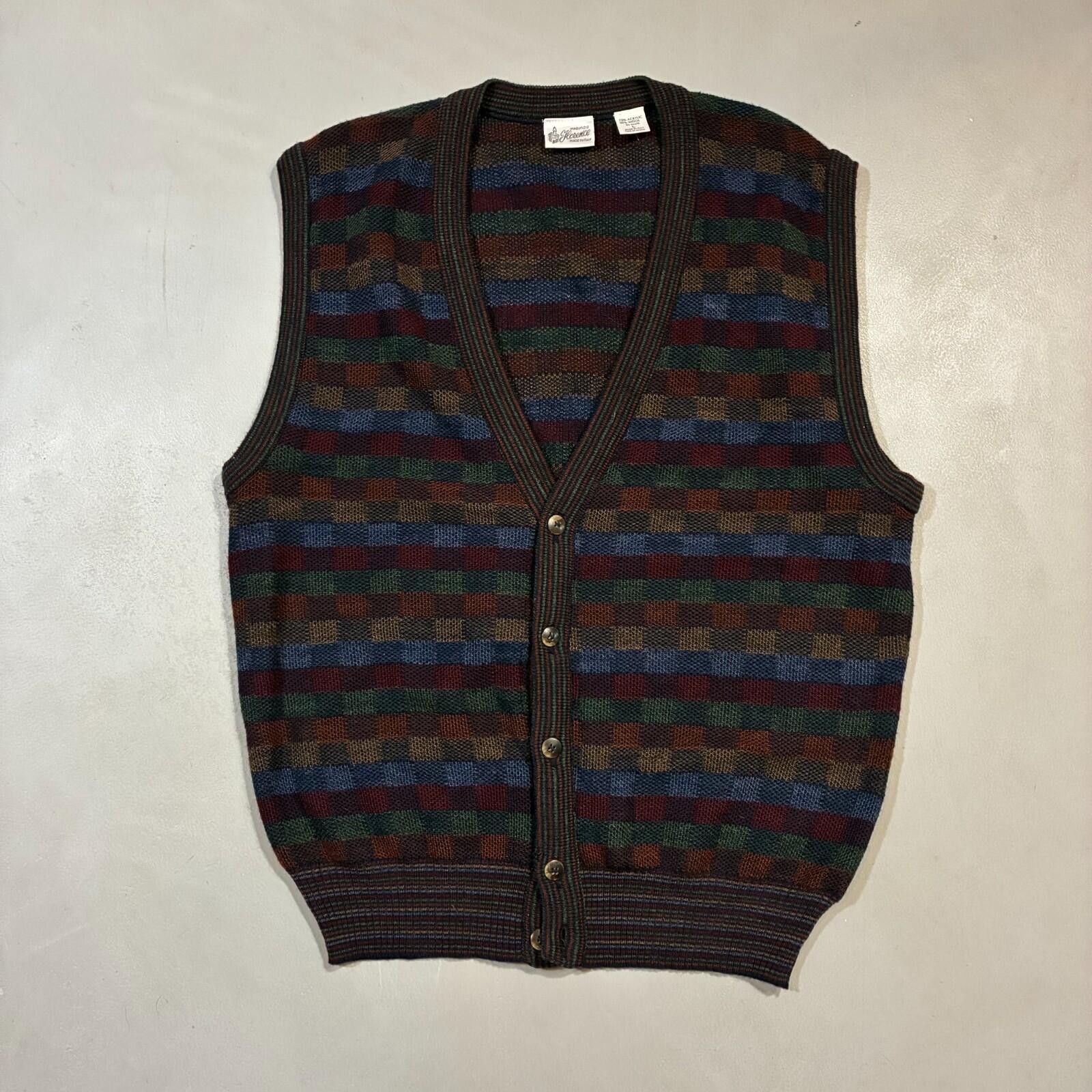 Other vintage 80s palazzo florence abstract mosaic knit Size US L / EU 52-54 / 3 - 1 Thumbnail