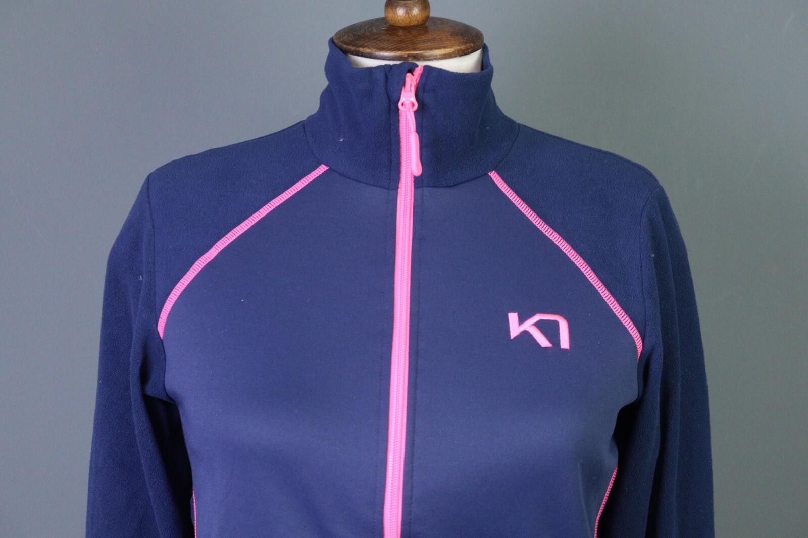 Designer Kari Traa Purple Full Zip Fleece Sweater Jacket Size S Size S / US 4 / IT 40 - 2 Thumbnail