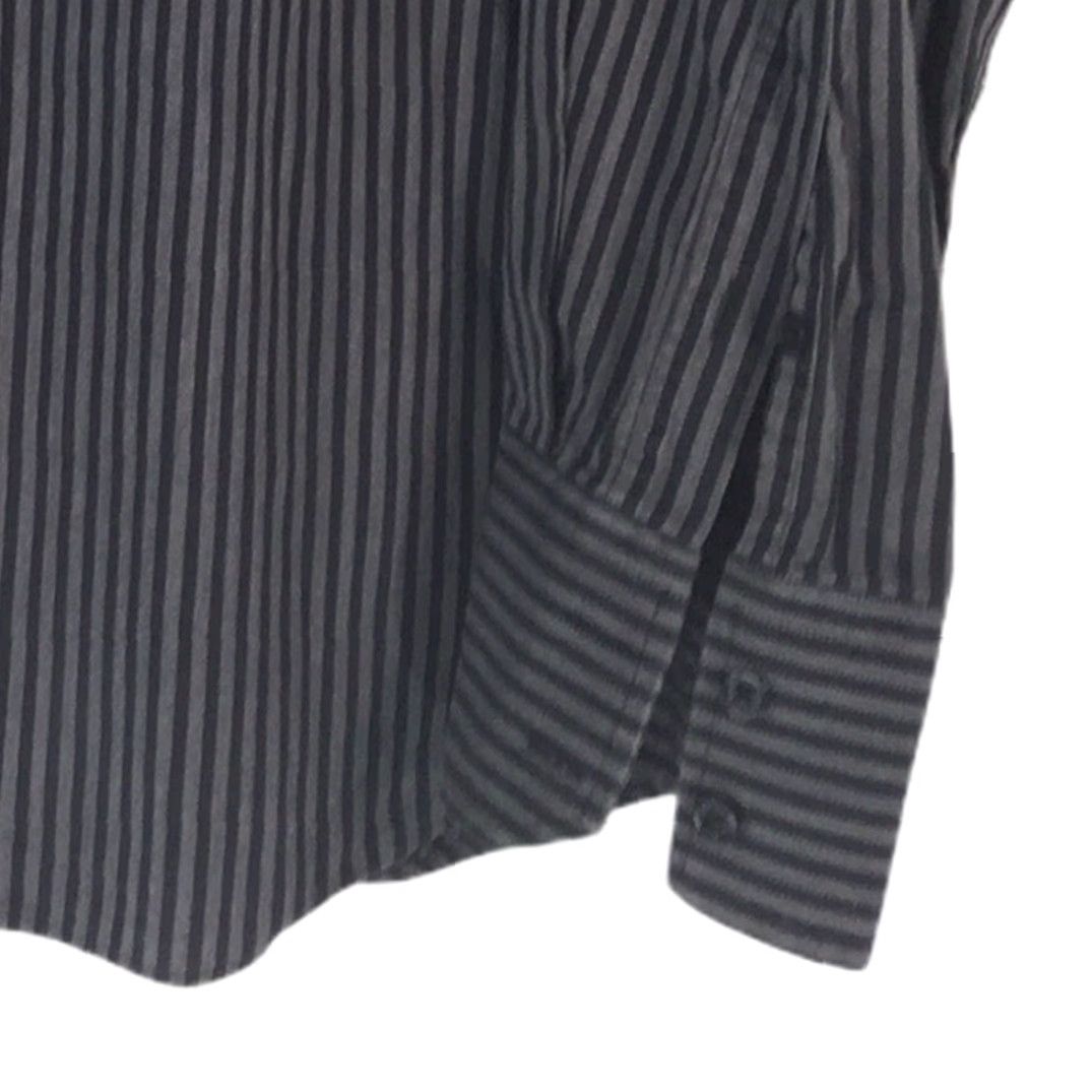 Vintage INC International Concepts Shirt Mens Size L Black Striped Button Front Shirt Button-Up Long Sleeve Size US L / EU 52-54 / 3 - 4 Thumbnail