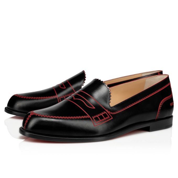Christian Louboutin o1s1wg110325 Flats in Black Size US 11 / IT 41 - 1 Thumbnail