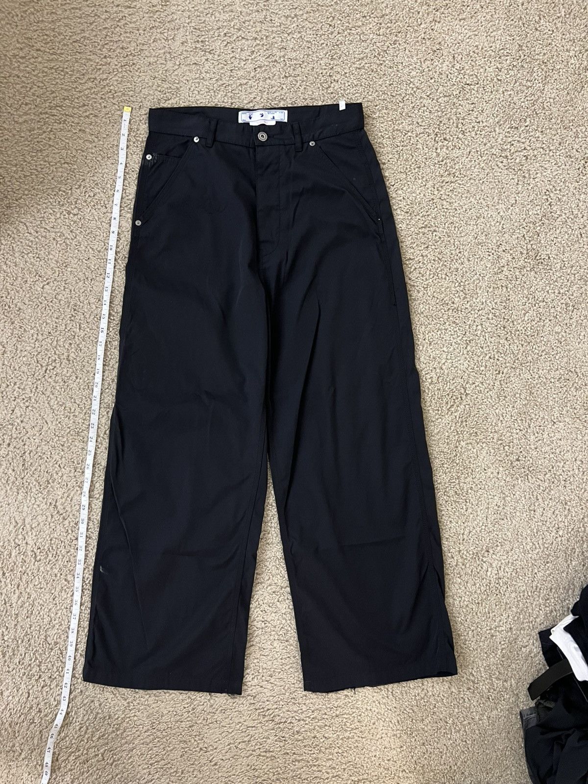 Off-White Off-White Wide Leg Trousers Size US 30 / EU 46 - 9 Thumbnail