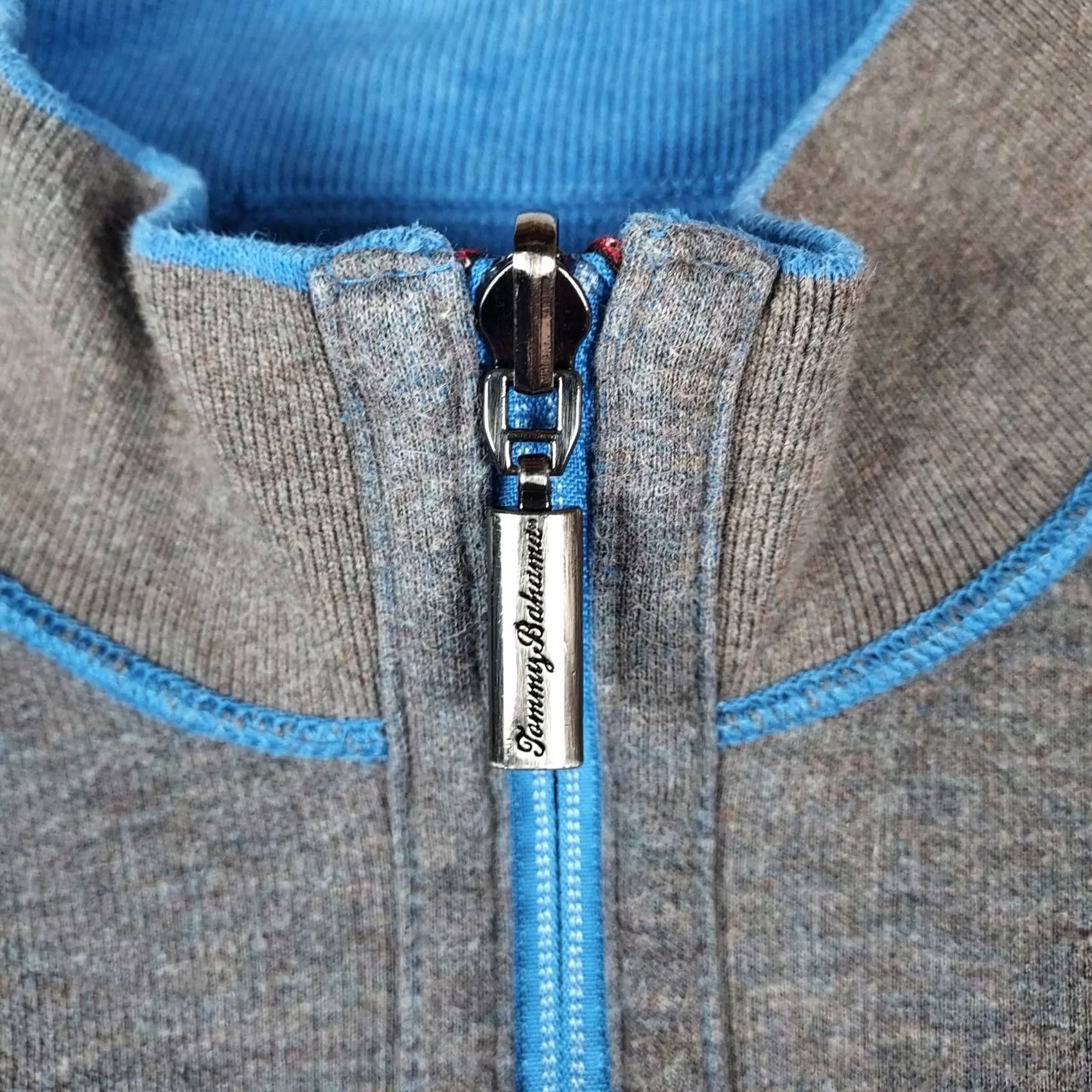 Tommy Bahama Tommy Bahama Reversible Quarter Zip Pullover Mens Blue Sweater Size US M / EU 48-50 / 2 - 5 Thumbnail