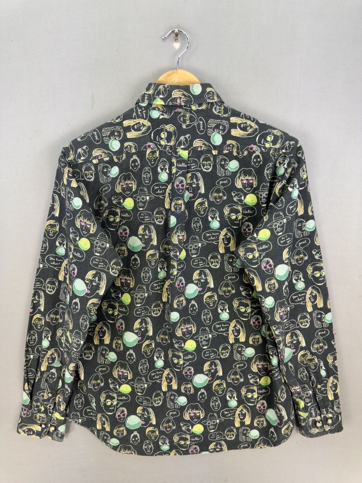 Flannel Ciao Fullprint Flannel Shirt Button Up Size US M / EU 48-50 / 2 - 4 Thumbnail