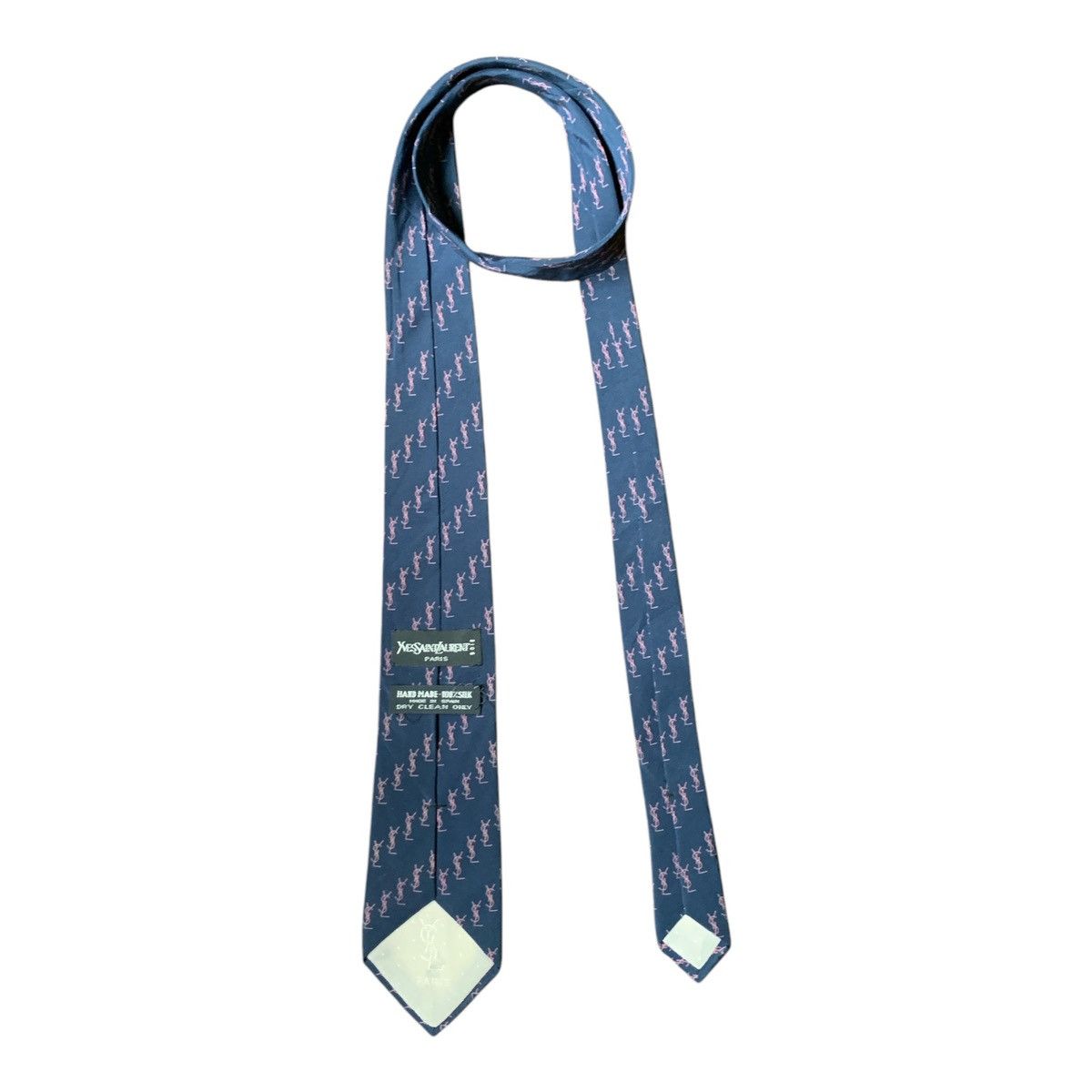 Designer × Vintage × Yves Saint Laurent Rare Design Vintage Yves Saint Laurent Ties Size ONE SIZE - 2 Thumbnail