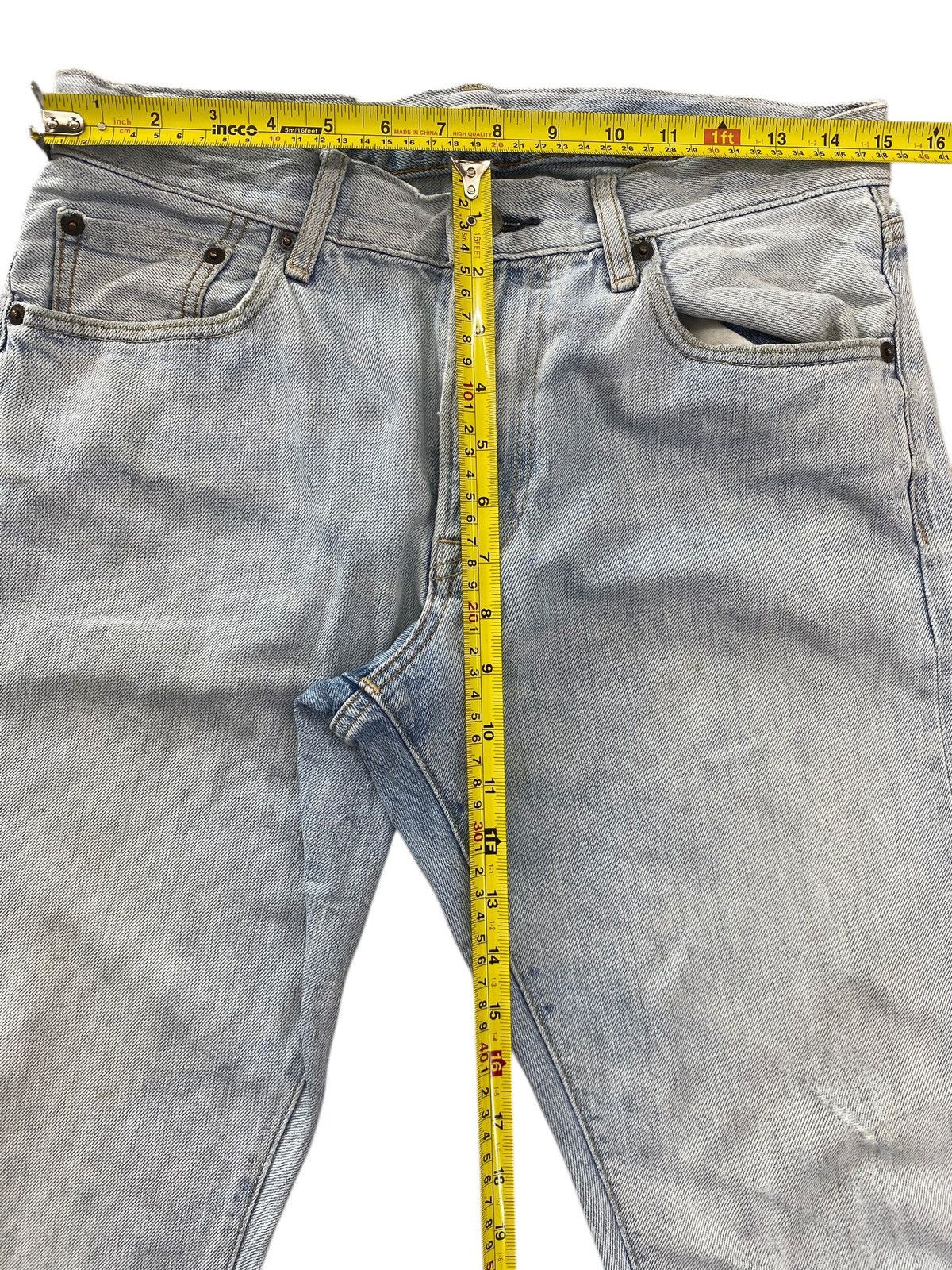 Uniqlo Uniqlo Acid Wash Style Straight Leg Jeans Size US 30 / EU 46 - 6 Thumbnail