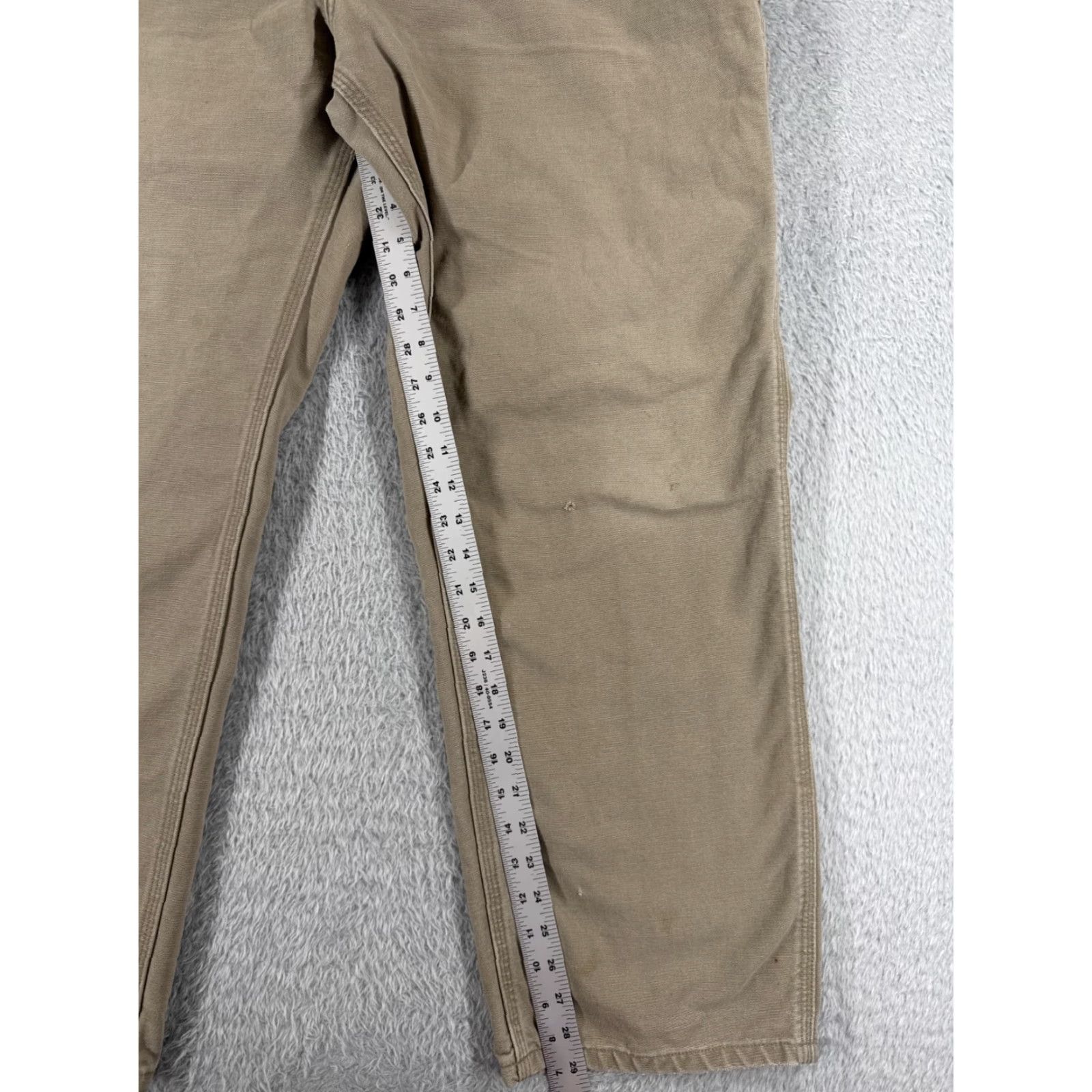Carhartt Carhartt Jeans Adult 40 Beige Denim Carpenter Cargo Cotton READ 40x32 Size US 40 / EU 56 - 7 Thumbnail