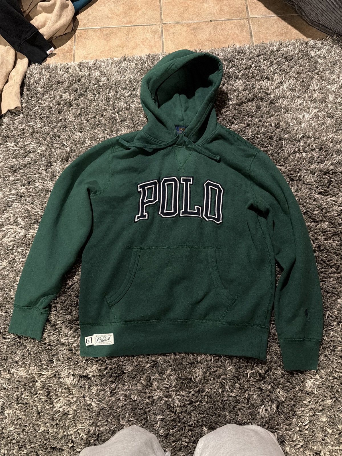 Polo Ralph Lauren Dark Green Polo Hoodie Size US M / EU 48-50 / 2 - 1 Thumbnail