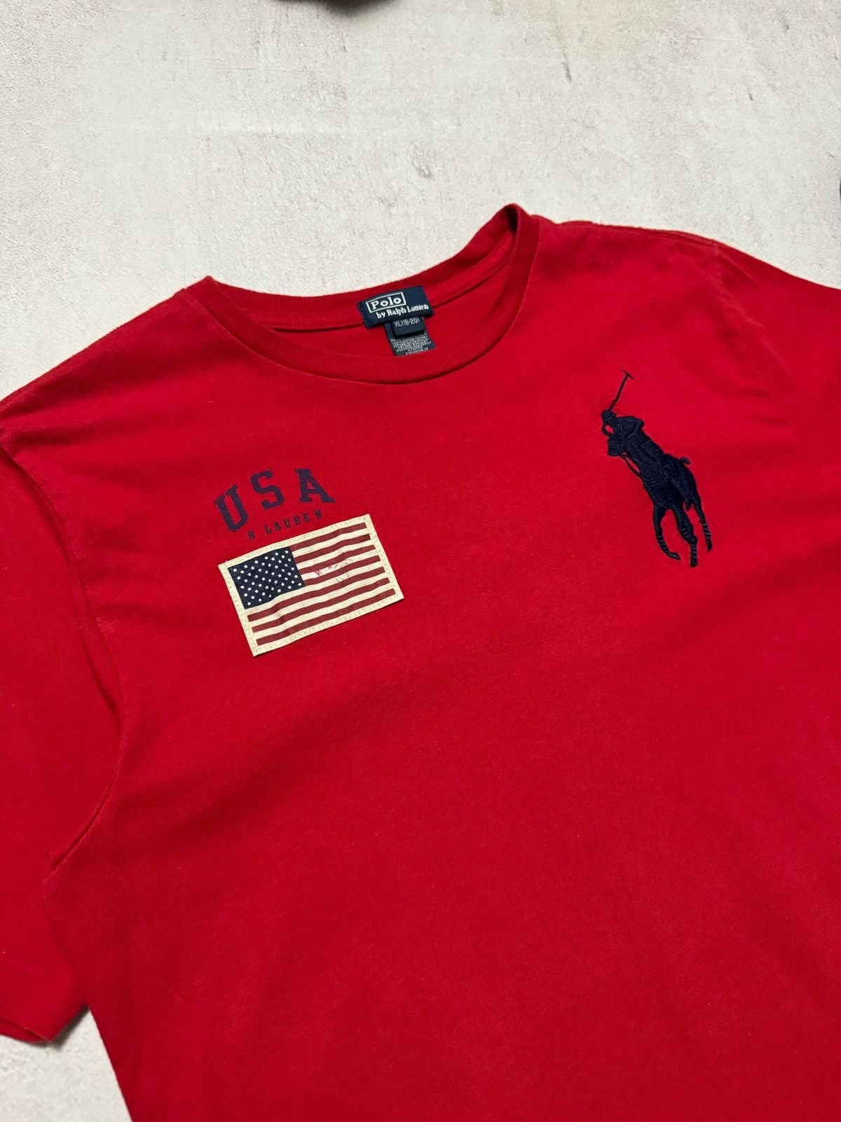Polo Ralph Lauren × Vintage Vintage Polo Ralph Lauren T Shirt USA #3 Big Logo Y2K 90s Size US M / EU 48-50 / 2 - 6 Thumbnail