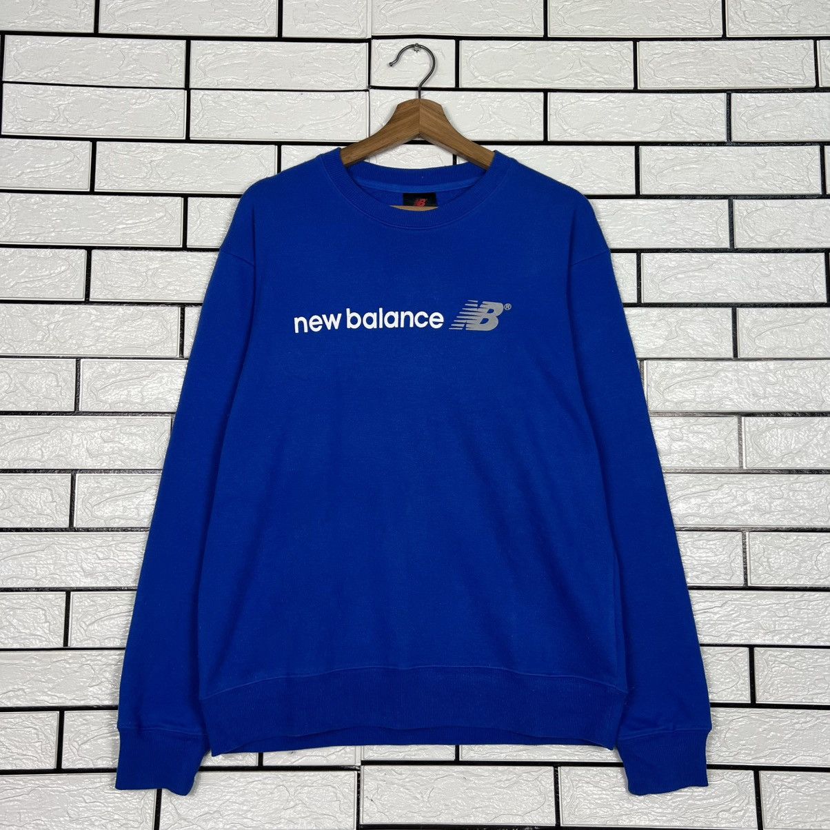 New Balance NEW BALANCE Big Logo Crewneck Sweatshirt #4077-C185 Size US M / EU 48-50 / 2 - 1 Thumbnail