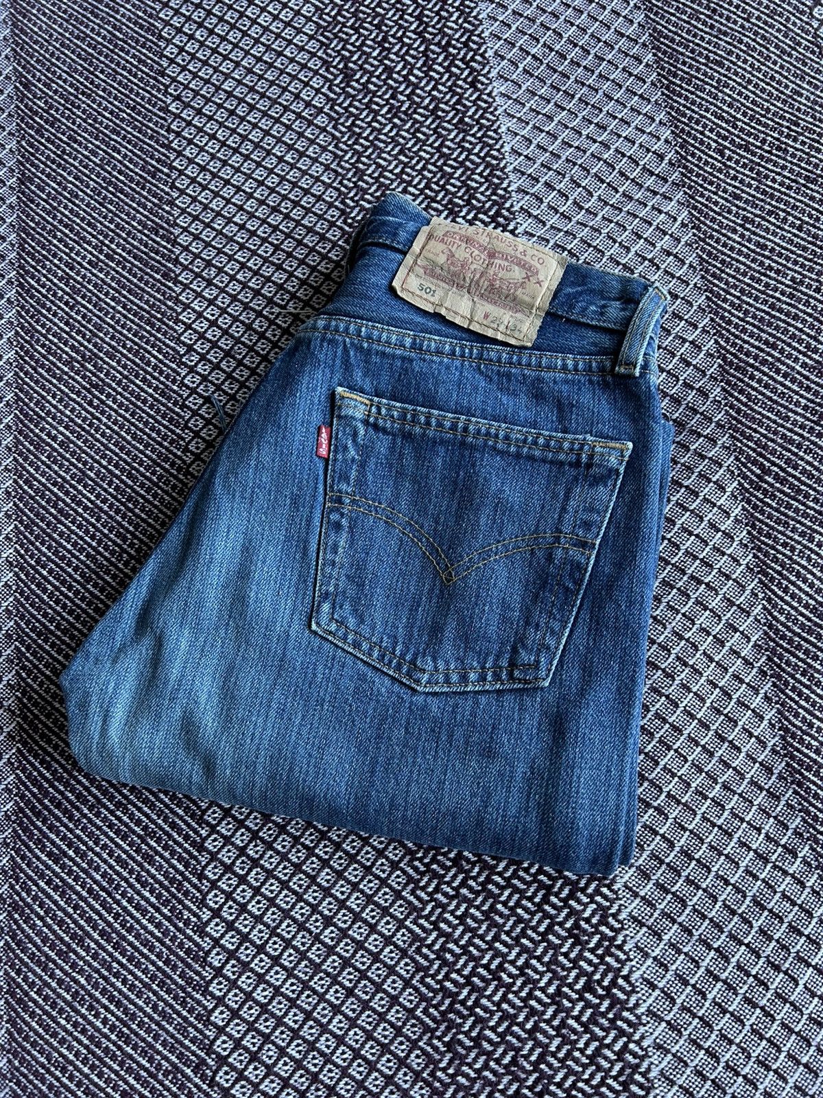Jean × Levi's × Vintage Vintage Levis 501 Cotton 90s Streetwear Jeans Size W29 L34 Size US 29 - 12 Thumbnail
