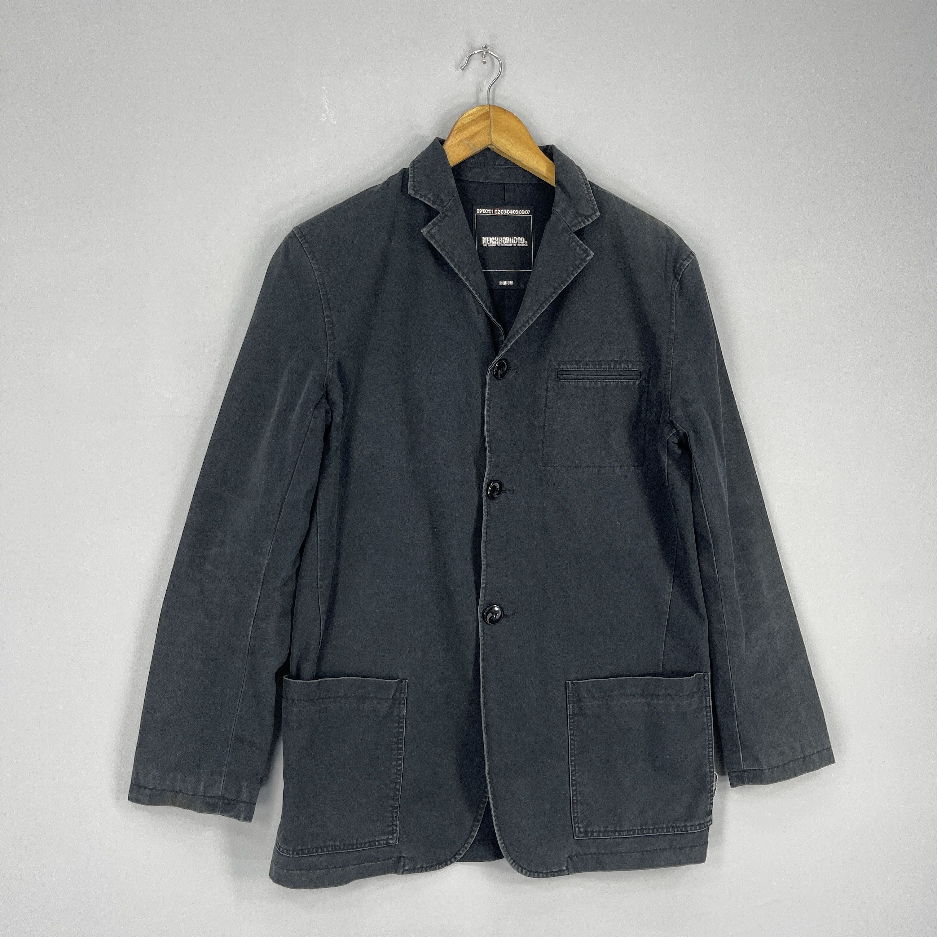 Neighborhood Vintage 1990s NEIGHBORHOOD Sun Faded Workwear Jacket Size US M / EU 48-50 / 2 - 4 Thumbnail