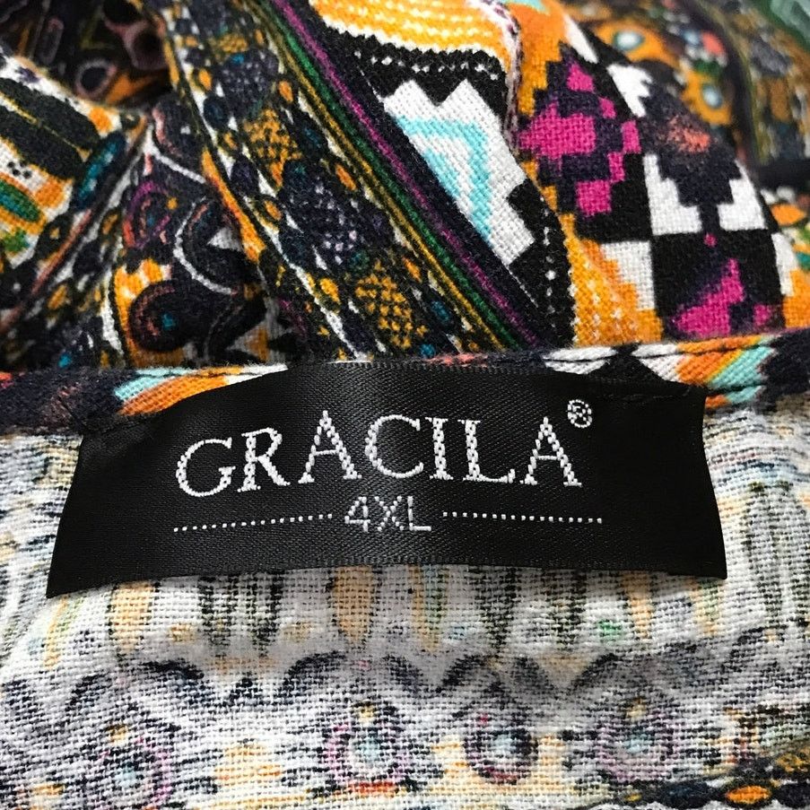 Other Gracila Aztec Round Neck Long Sleeve Blouse 4XL Size 4XL / US 24-26 - 3 Thumbnail