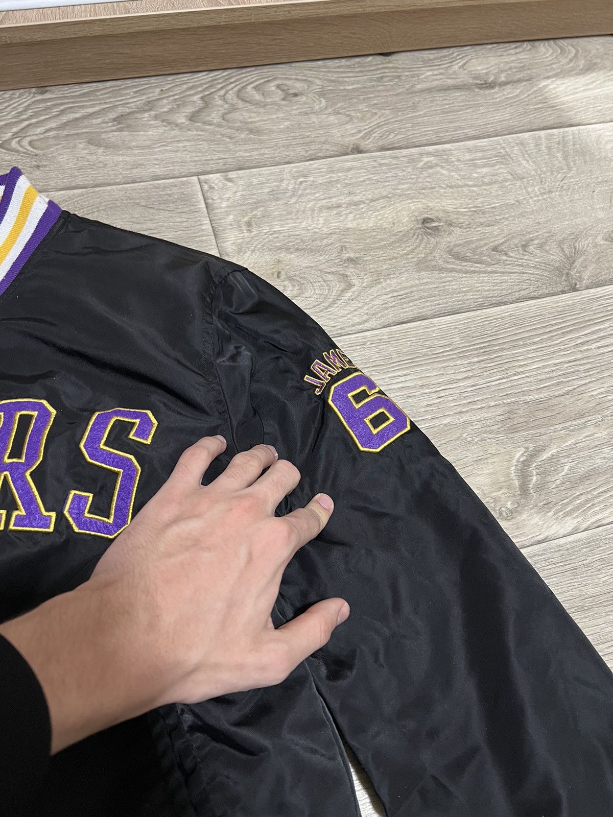 NBA × Vintage Vintage Lakers Varsity light bomber Jacket Size US S / EU 44-46 / 1 - 6 Thumbnail