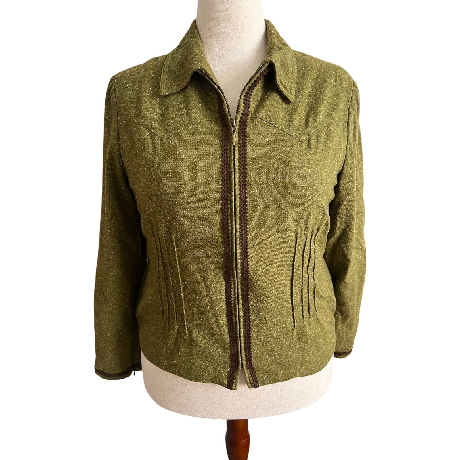 Nicole Miller Vintage Nicole Miller Women’s Wool/Silk Blend Jacket Size 12 Size XL / US 12-14 / IT 48-50 - 1 Thumbnail