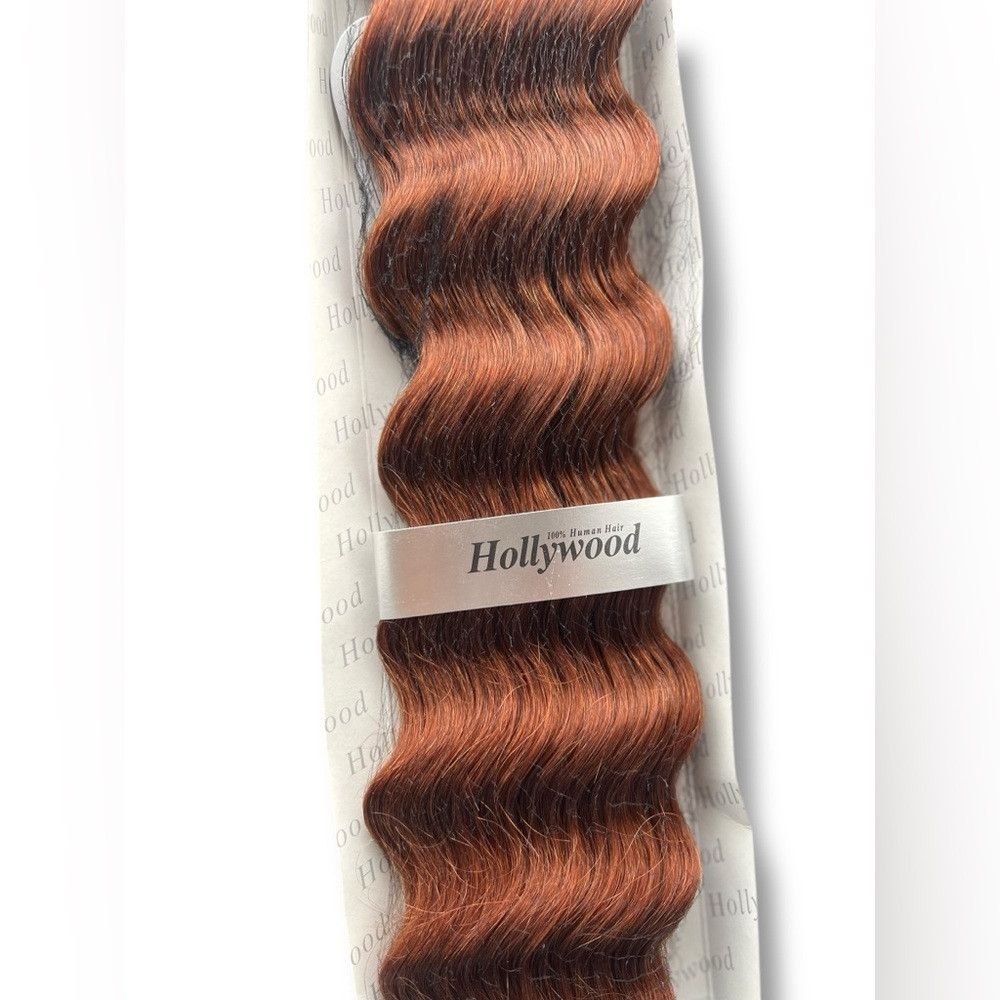 Other 100% Human hair Italian French Deep Weaving -Copper Red #3 Size ONE SIZE - 6 Thumbnail