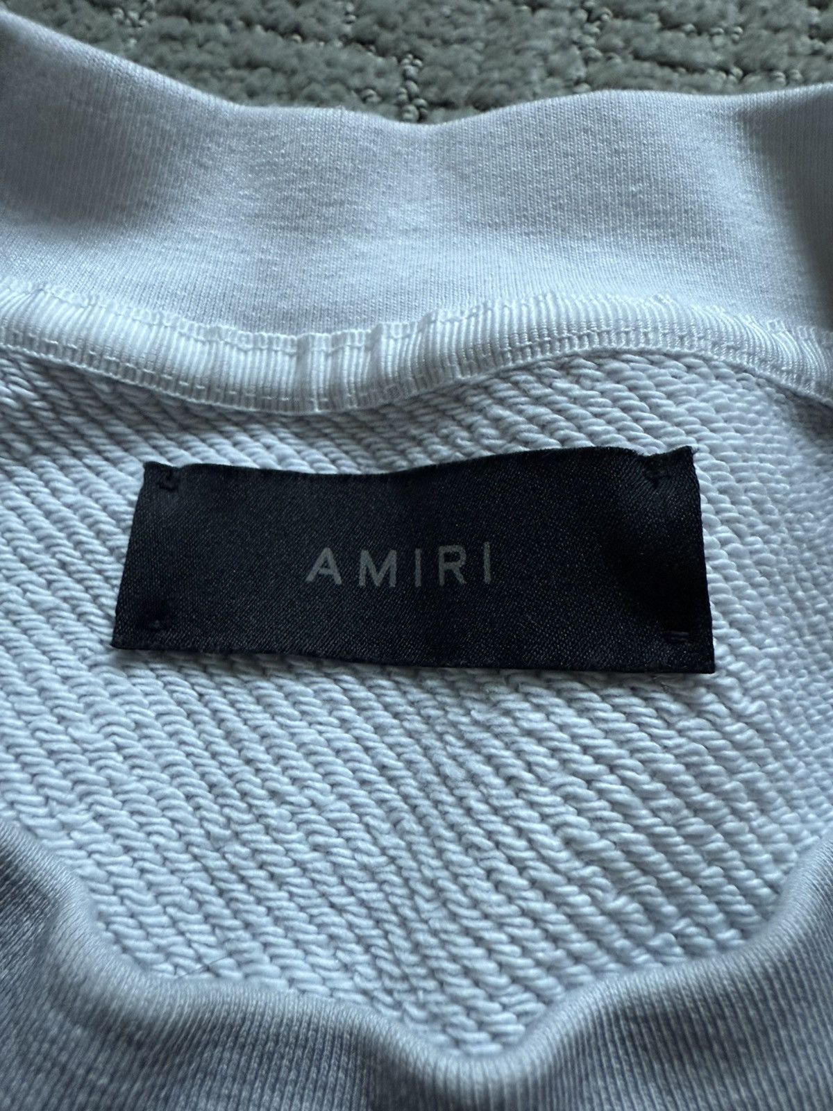 Amiri WAVES HEAVY TERRY CREWNECK SWEATSHIRT Size US XXL / EU 58 / 5 - 4 Thumbnail