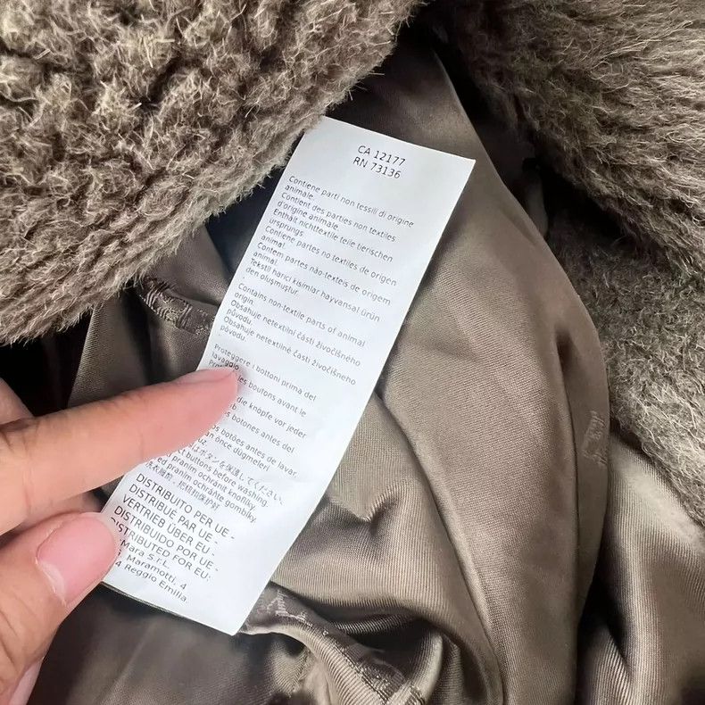 Max Mara Max Mara Teddy Bear Coat Olive Green Size M / US 6-8 / IT 42-44 - 7 Thumbnail