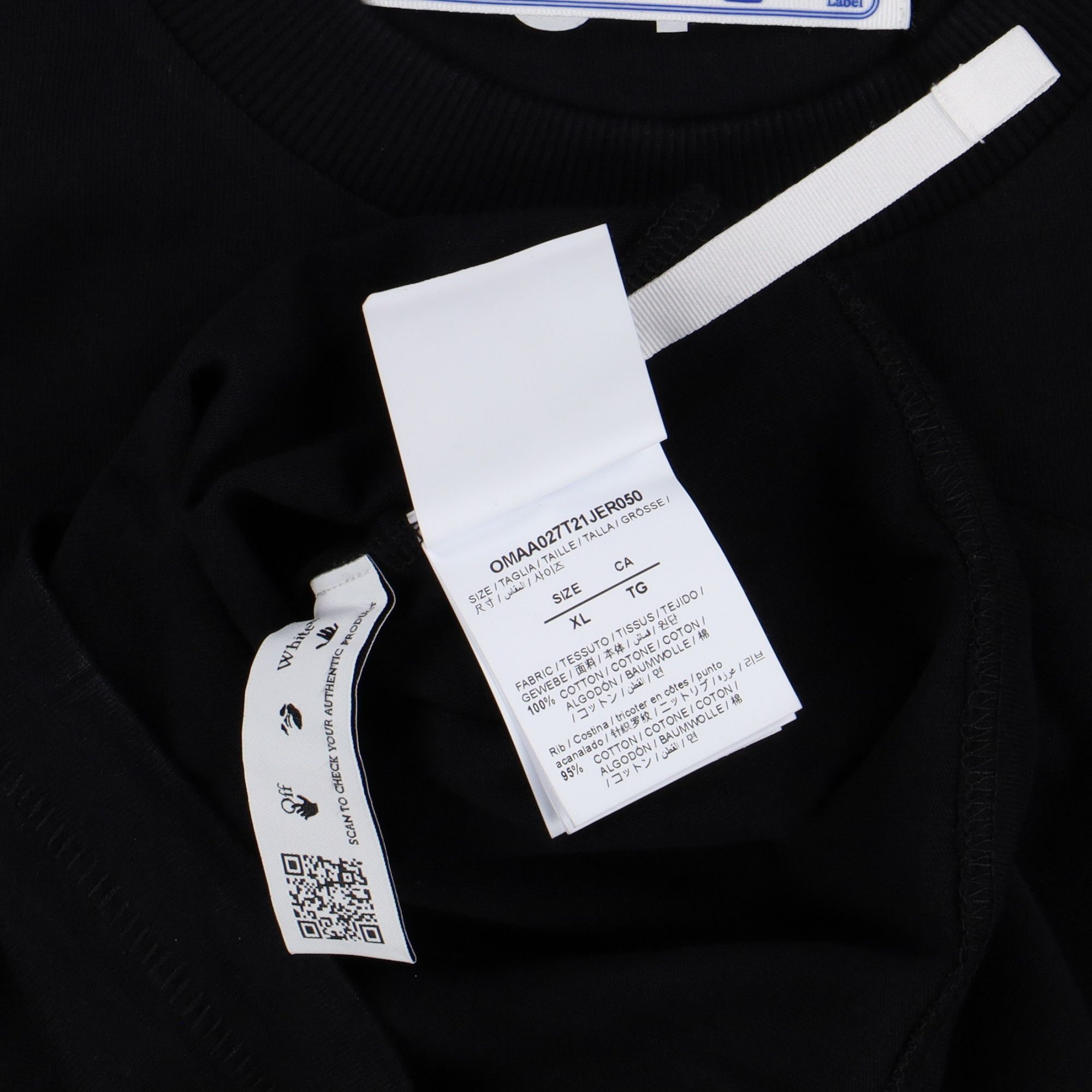 Off-White Black Madrid Exclusive Arrows T-Shirt Size US XL / EU 56 / 4 - 4 Thumbnail